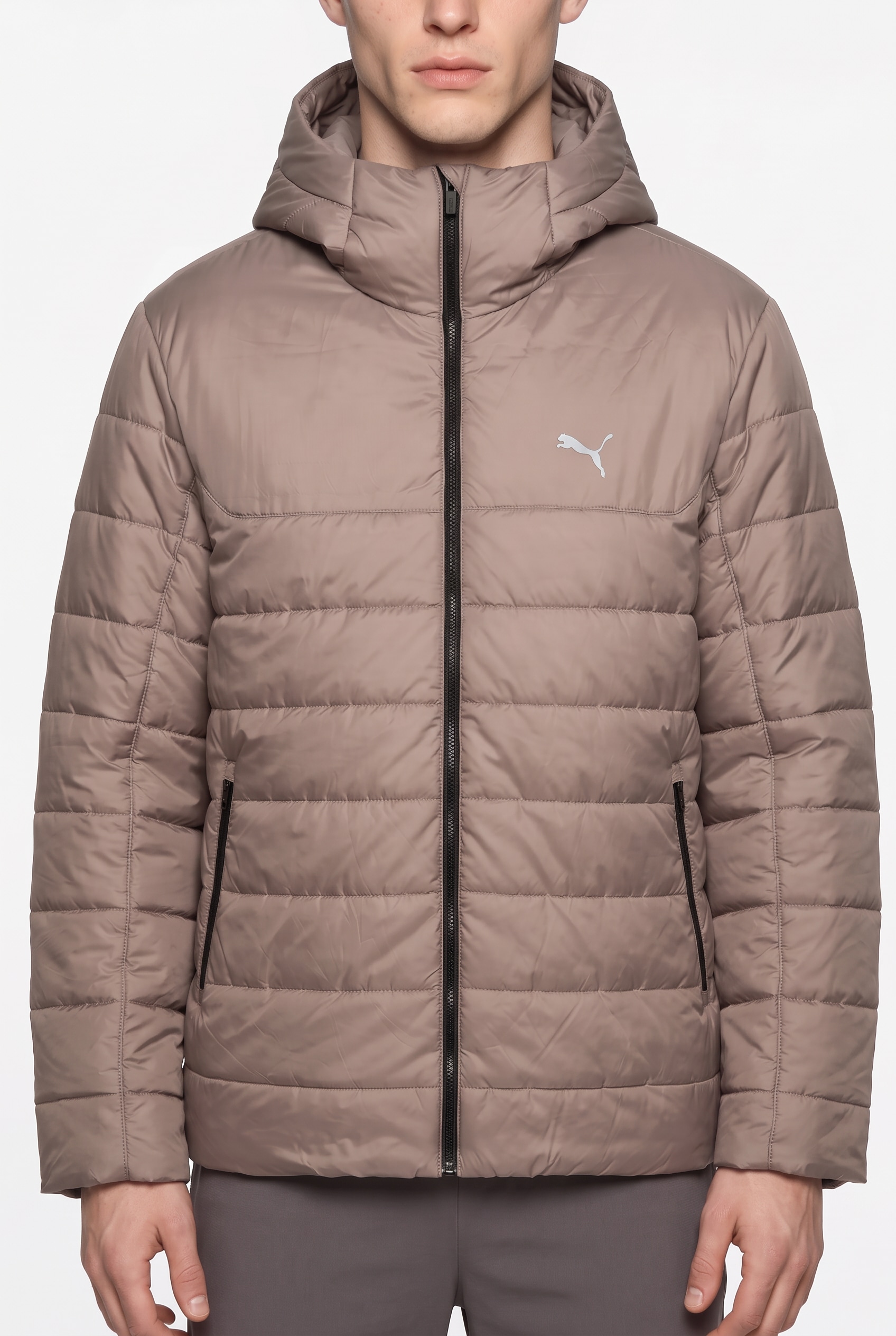PUMA Winterjacke »ESS HOODED PADDED JACKET« mit Kapuze mit Kapuze, minimalistisches Design, hoher Tragekomfort
