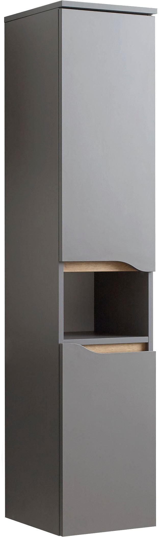 Saphir Badmöbel-Set »Quickset 5-teilig, Keramik-Aufsatzbecken mit LED-Spiegel« 7 Stk. tlg.