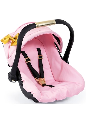 Puppen Autositz »Puppen-Autositz mit Dach, rosa/goldfarben«
