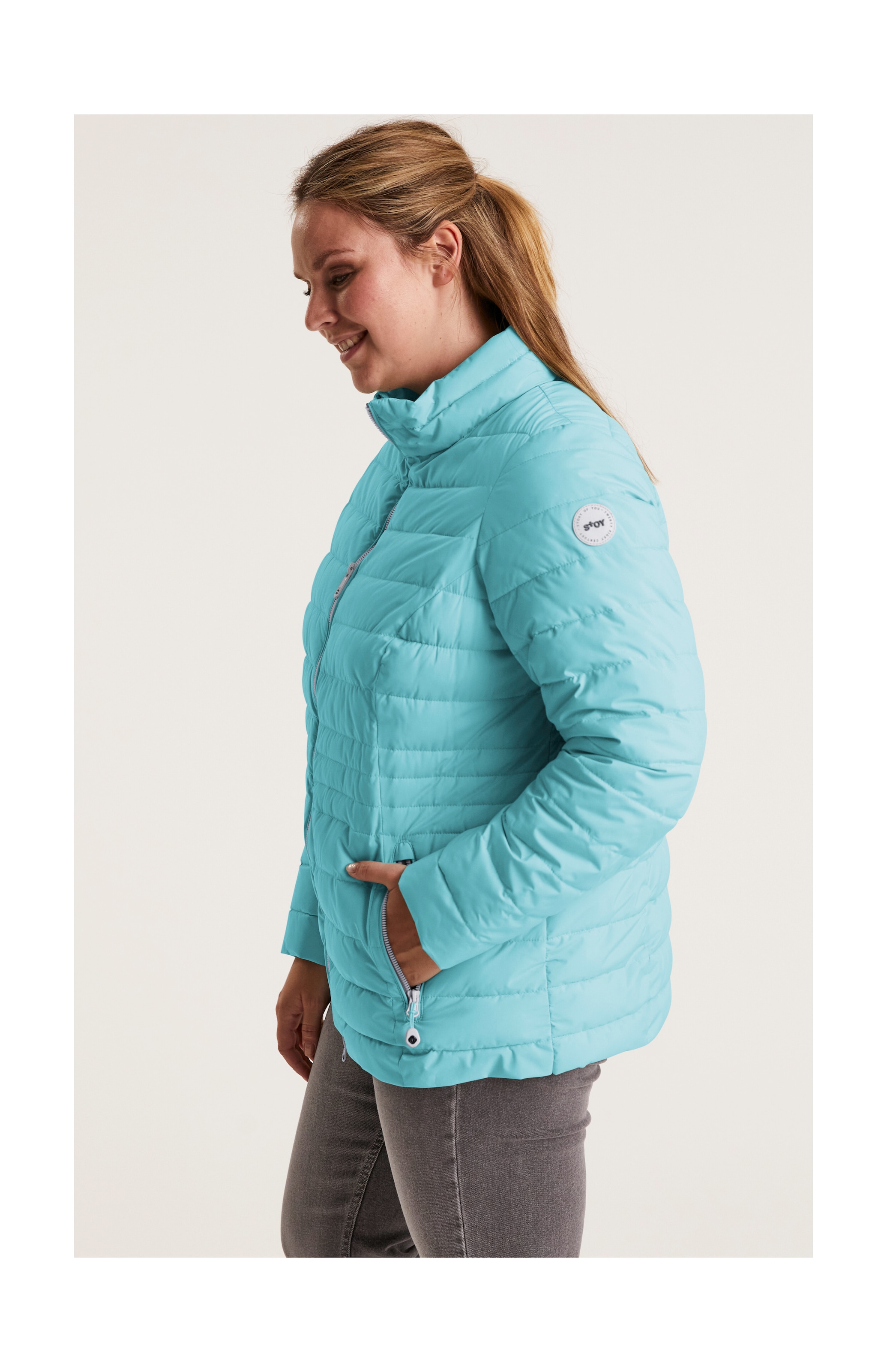 STOY Steppjacke »STS 21 WMN QLTD JCKT«, Leichte, atmungsaktive Damenjacke, wasserabweisend, umweltfreundlich