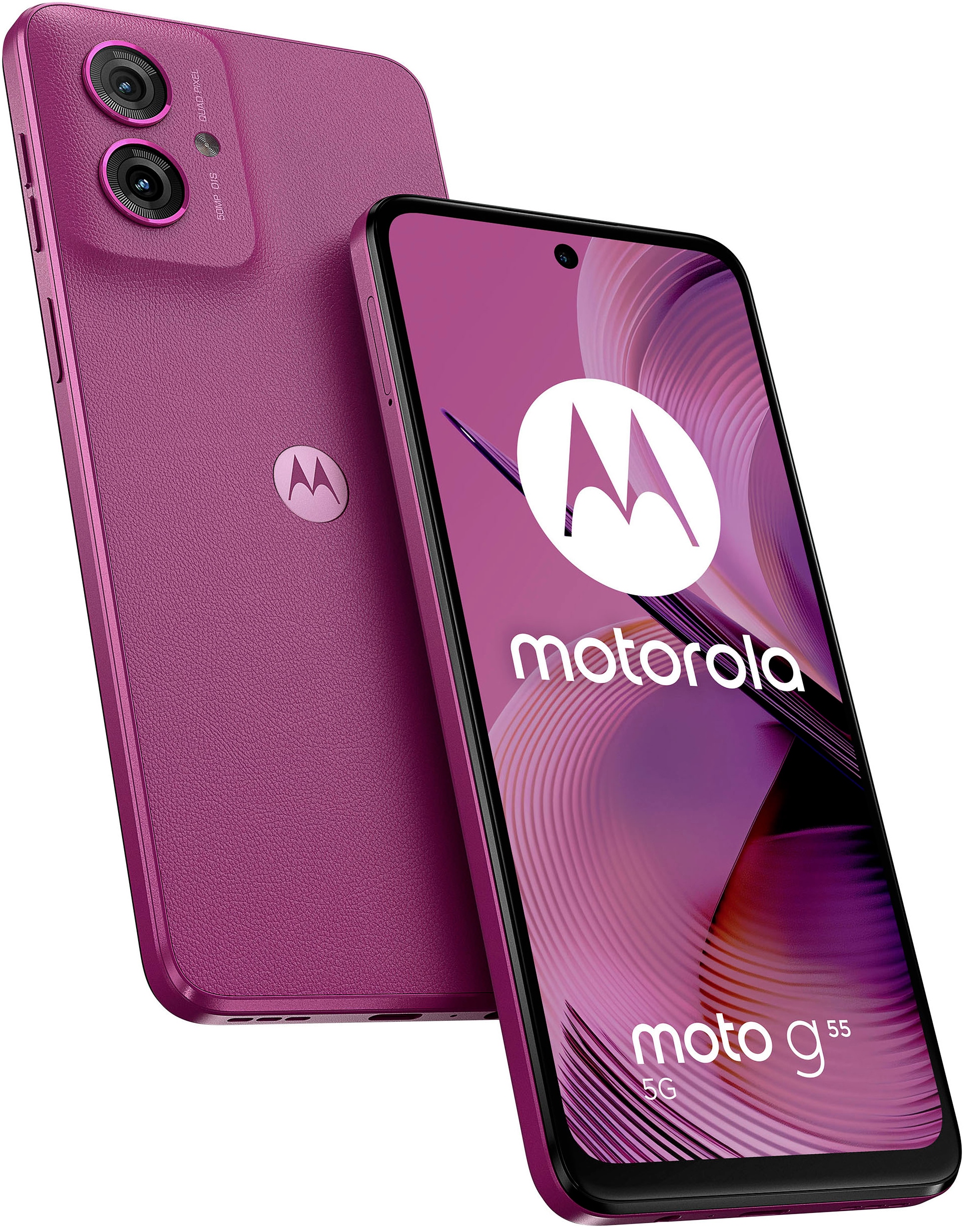 Motorola Smartphone »moto g55 5G«, Twilight Purple, 256 GB Speicherplatz