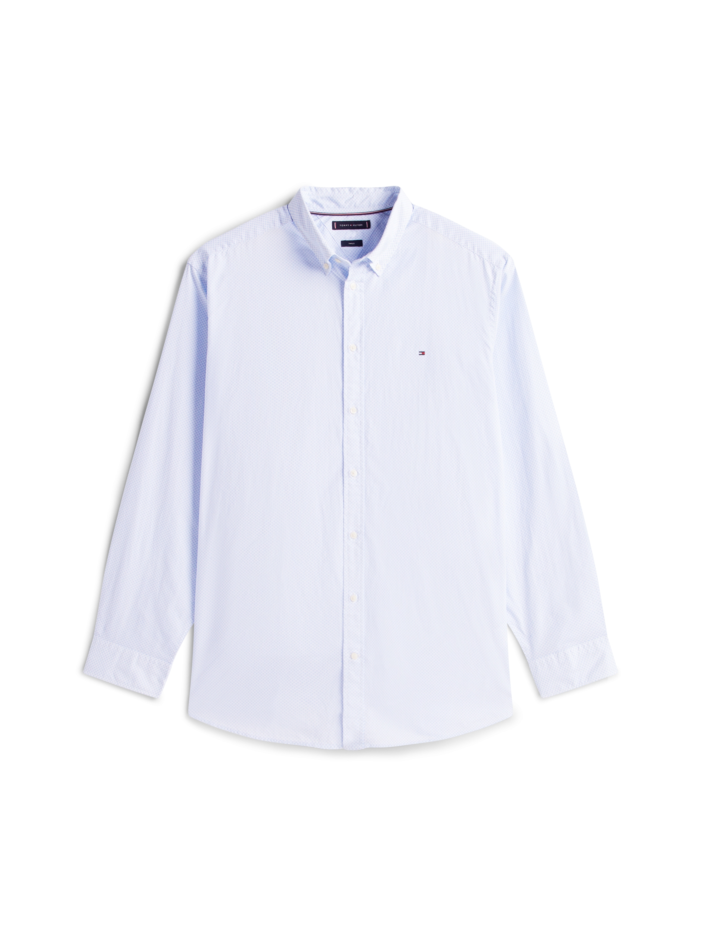 Tommy Hilfiger Big & Tall Langarmhemd »BT-FLEX POPLIN MICRO«, Große Größen, Button-down-Kragen, Businesshemd, Regular Fit
