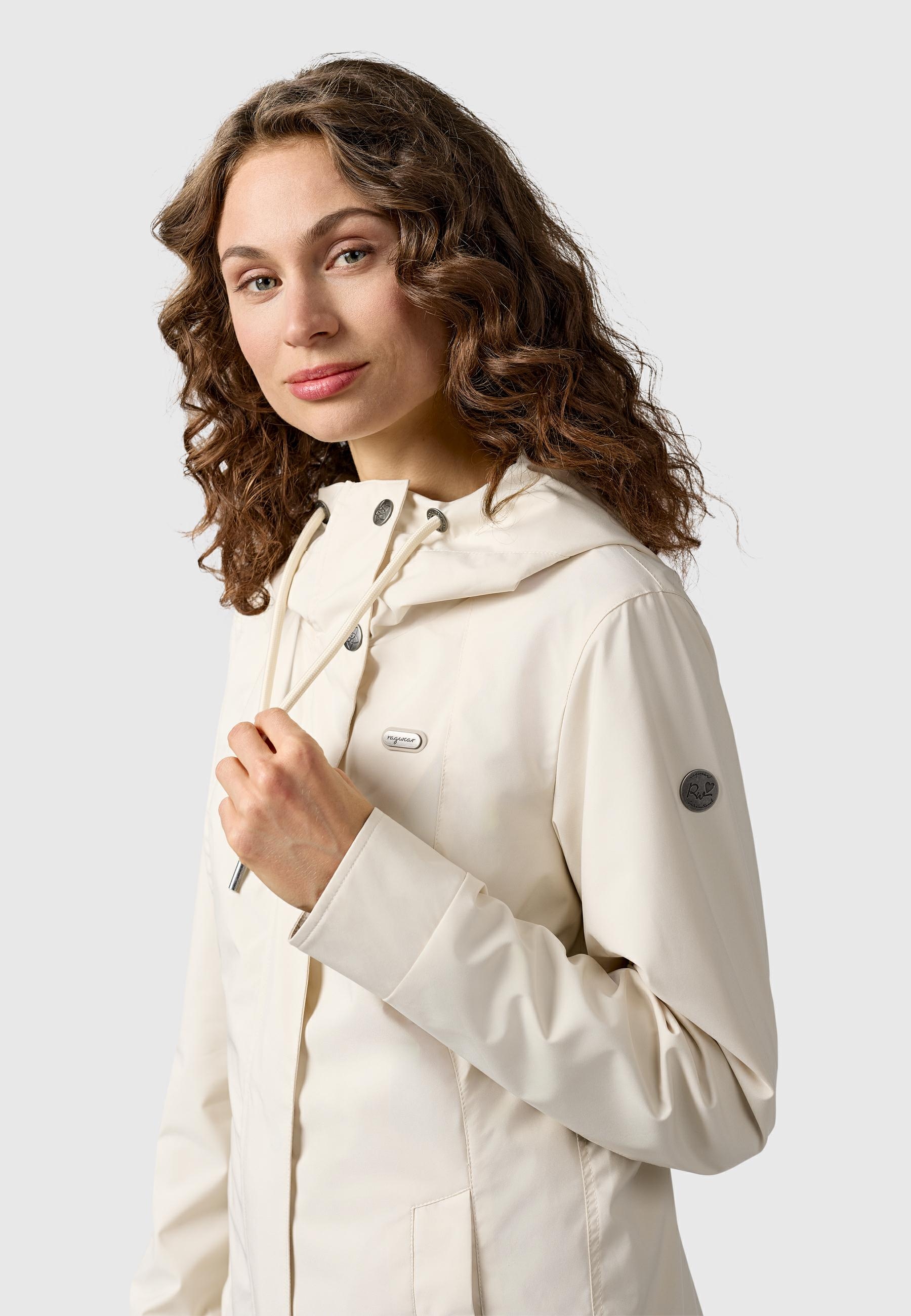 Ragwear Outdoorjacke »Outdoorjacke Alvena Summer YOUMODO« mit Kapuze Wasserdichte und atmungsaktive Übergangsjacke