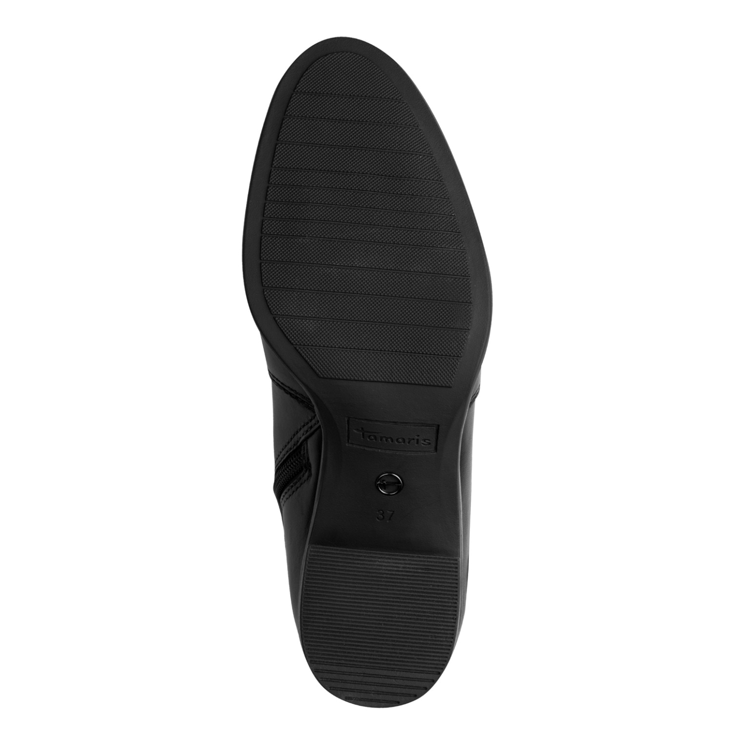 Tamaris Stiefelette  Blockabsatz, Ankleboots mit Zierriemen und Fransen
