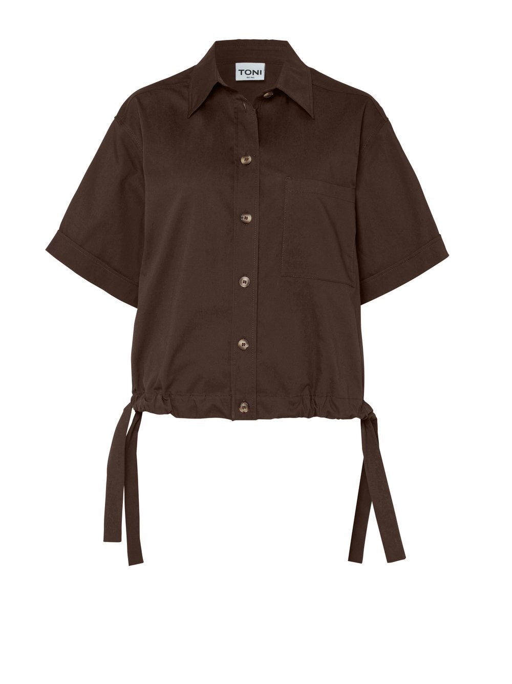 TONI Hemdbluse »Clay« mit seitlicher Raffung