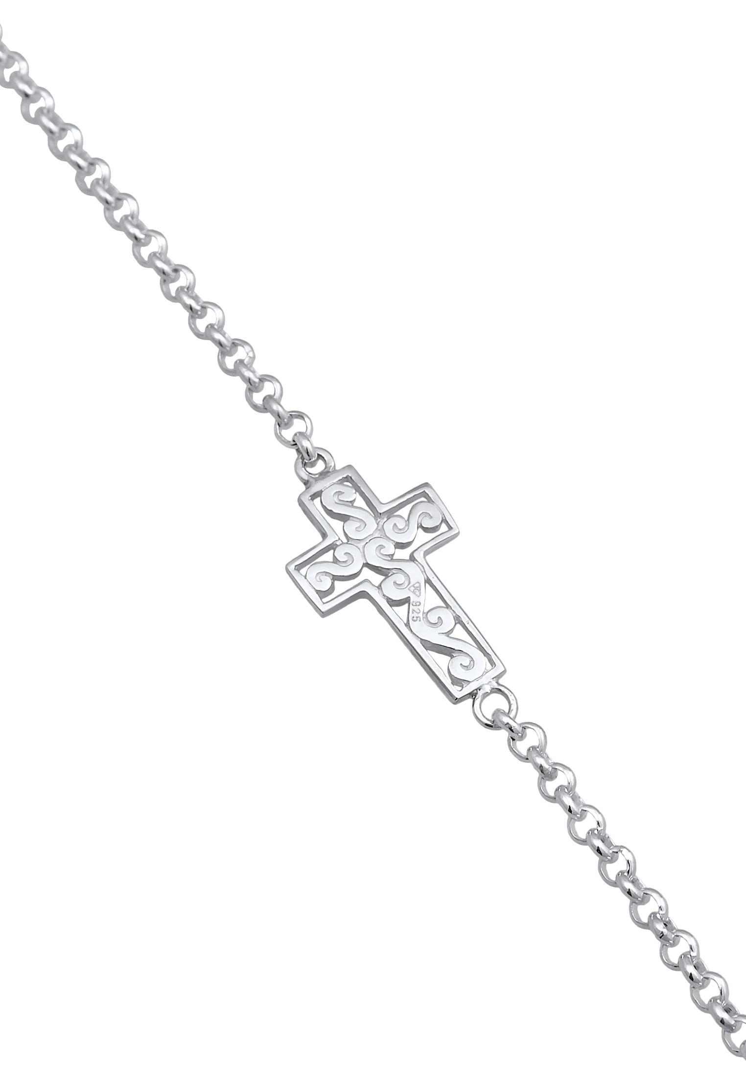 Nenalina Armkette »Armband Kreuz Symbol Ornament Anhänger Modern 925 Silber«