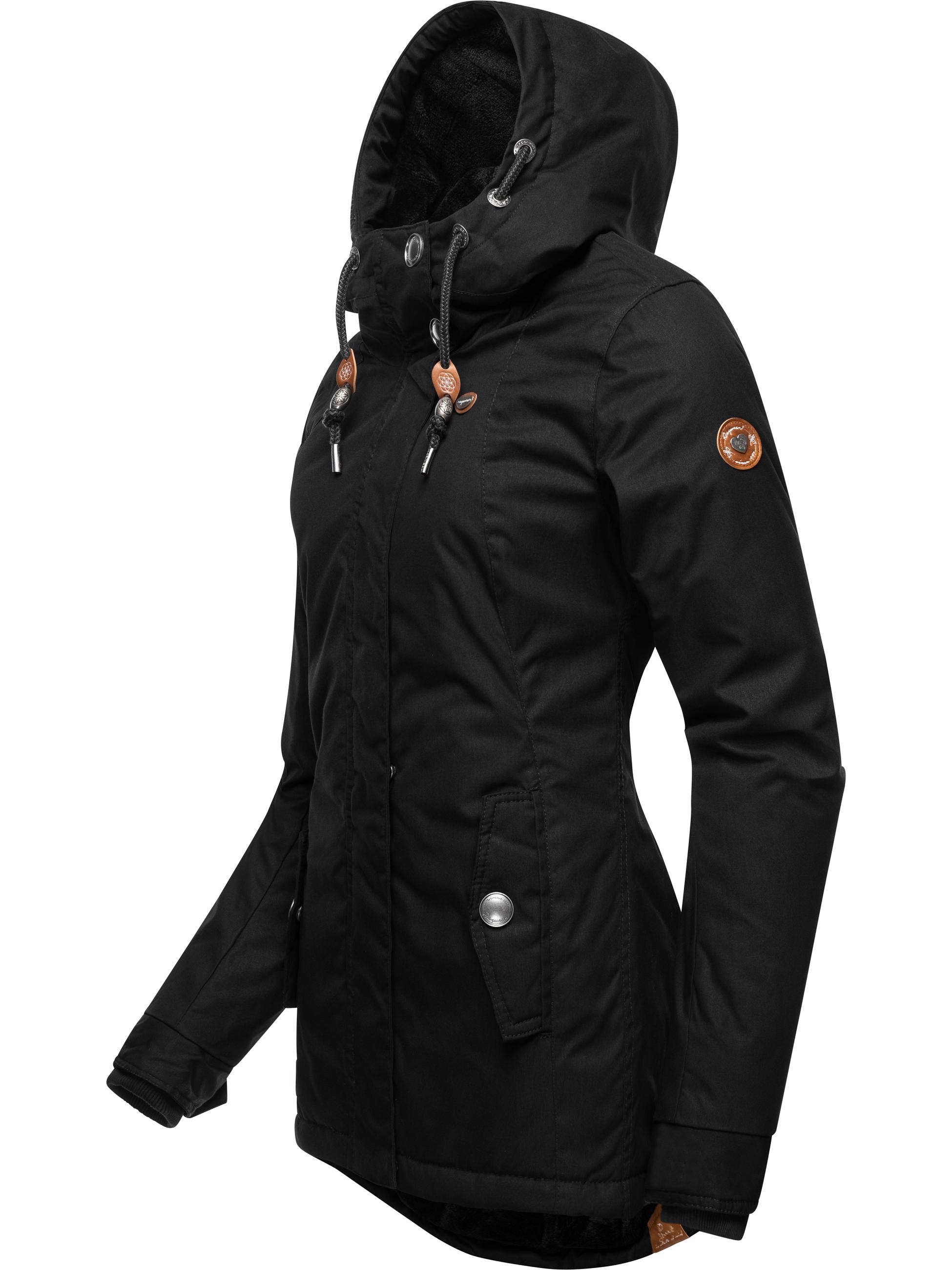 Ragwear Winterjacke »Winterjacke Monade«, mit Kapuze, Damen Winterparka mit Kapuze und m. Fleece gefüttert