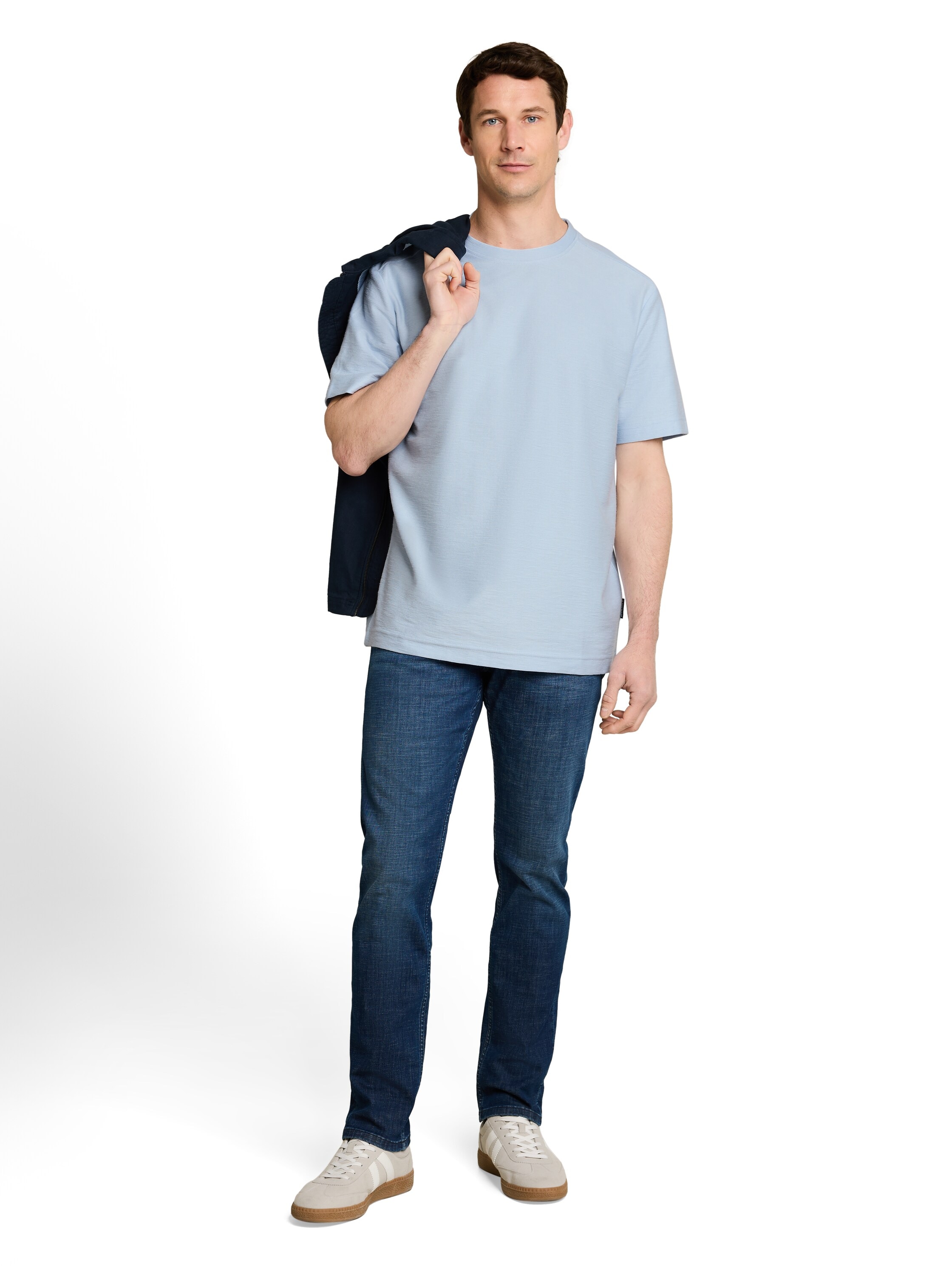 TOM TAILOR Kurzarmshirt unifarben