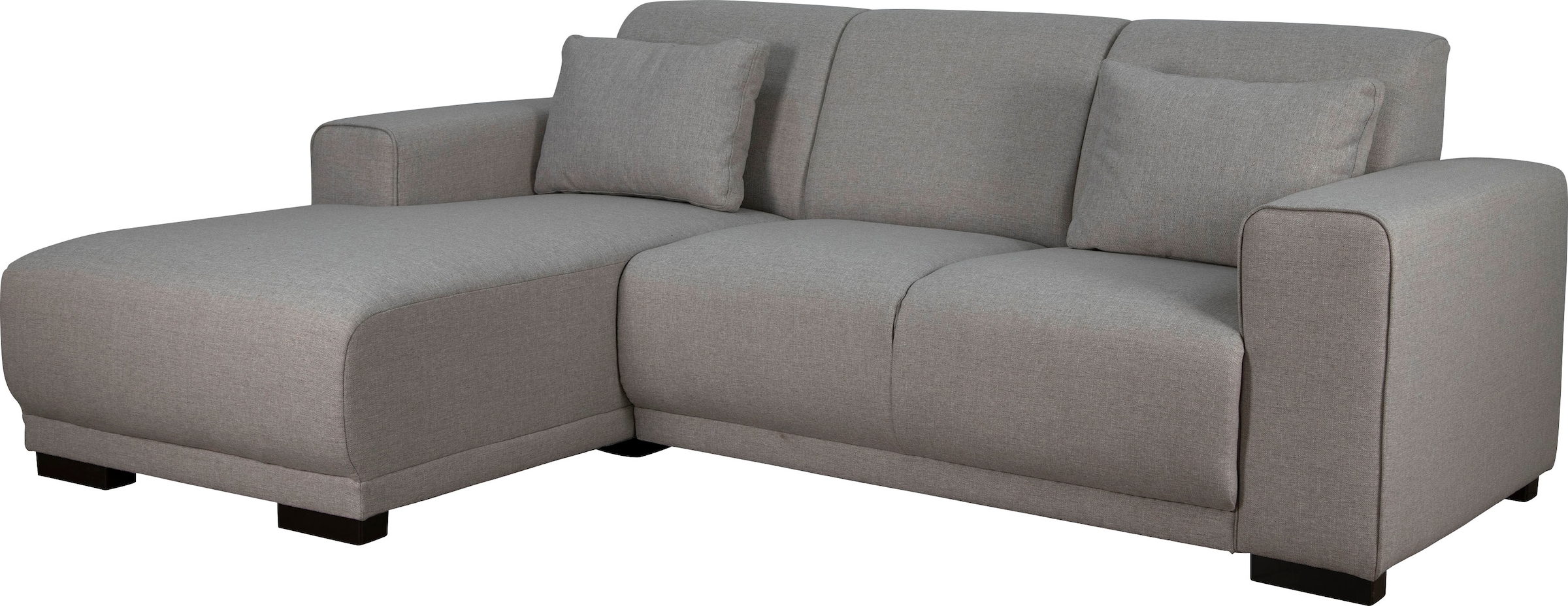 OTTO home Ecksofa »BORNHOLM L-Form, B: 234 cm - OTTO. Verlässliche Qualität.« Recamiere links oder rechts bestellbar, Wellenfederung, inkl. 2 Kissen