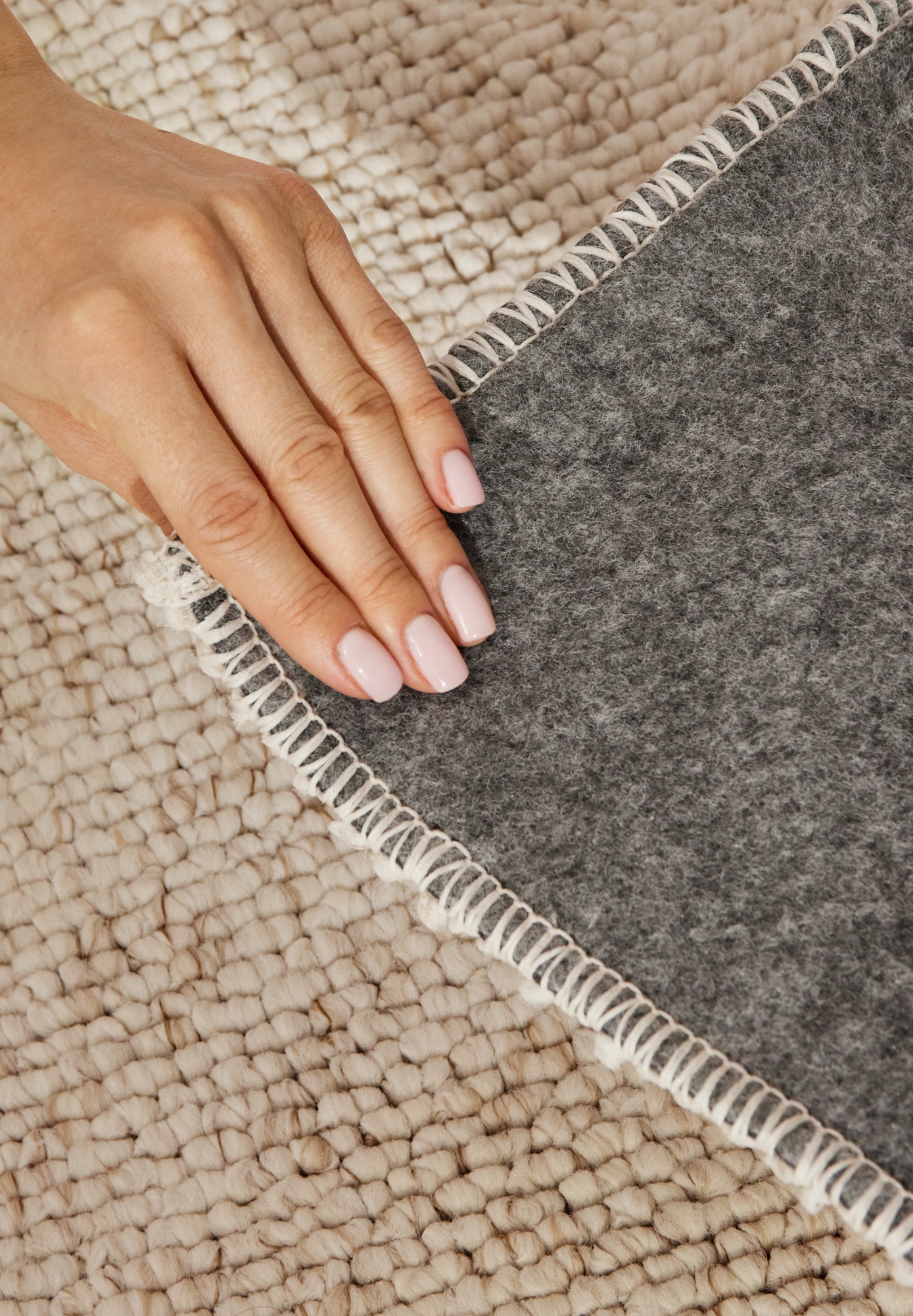 ELLE DECORATION Teppich »Rocco«, rechteckig, 10 mm Höhe, Läufer, waschbar, Wohnzimmer, Esszimmer, Woll-Optik