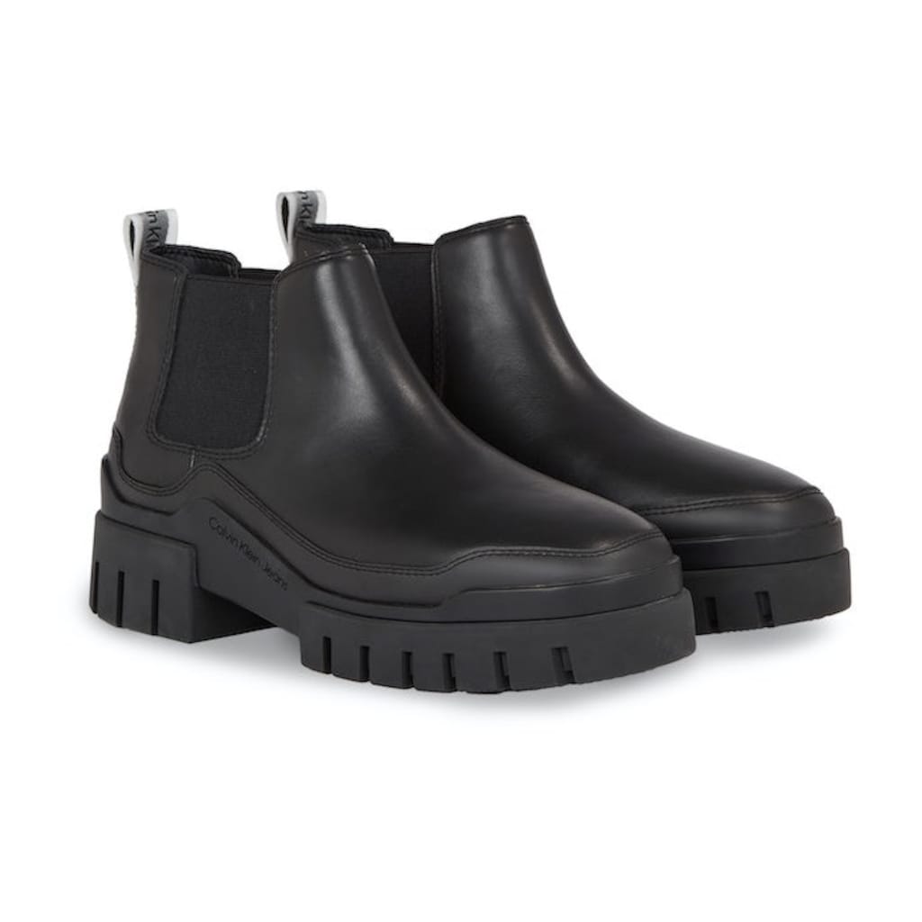 Calvin Klein Jeans Chelseaboots »COM BOOT LOW CHELSEA LTH IN LUM«
