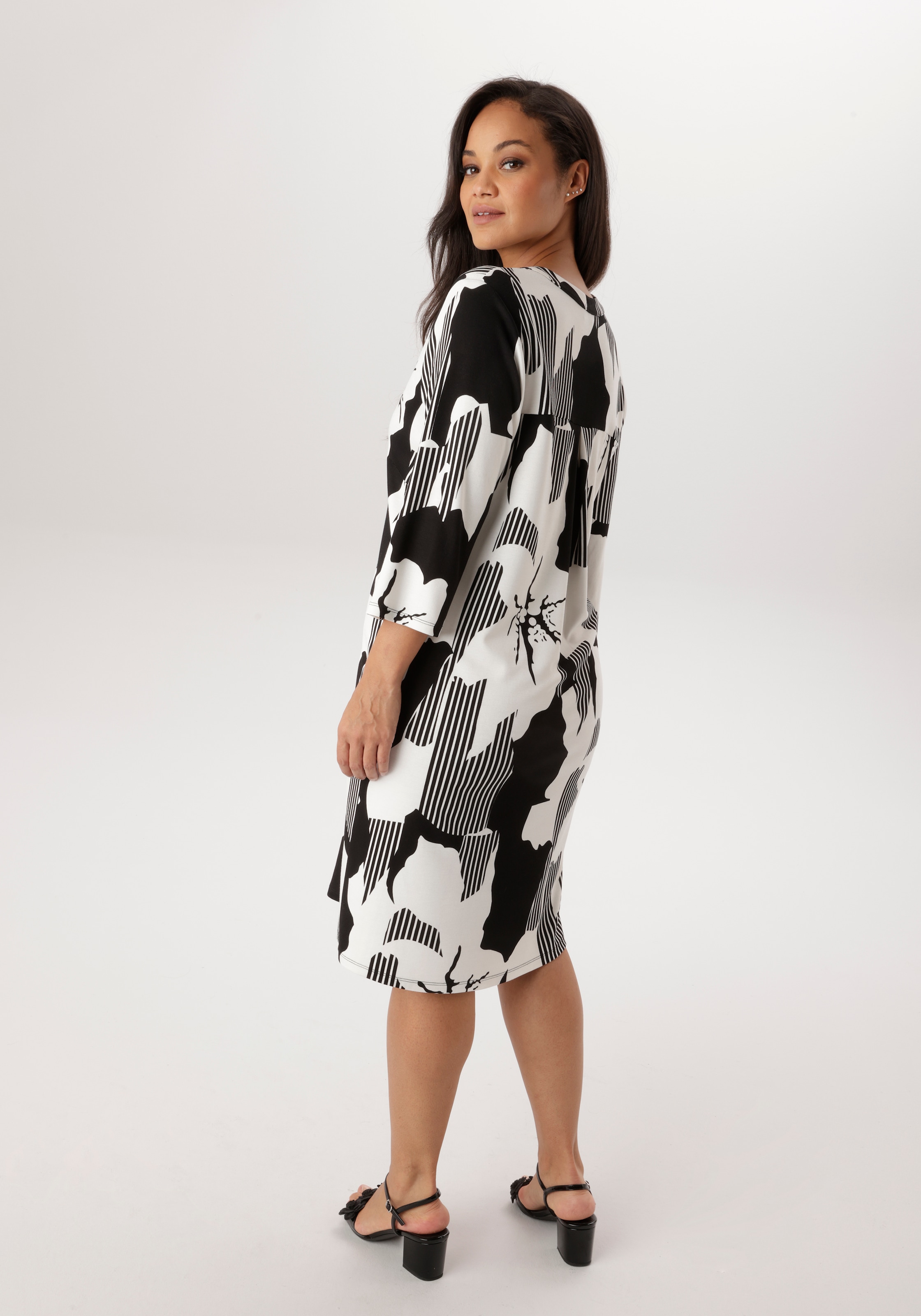 Aniston PLUS Jerseykleid elastisches Jersey-Kleid - NEUE KOLLEKTION