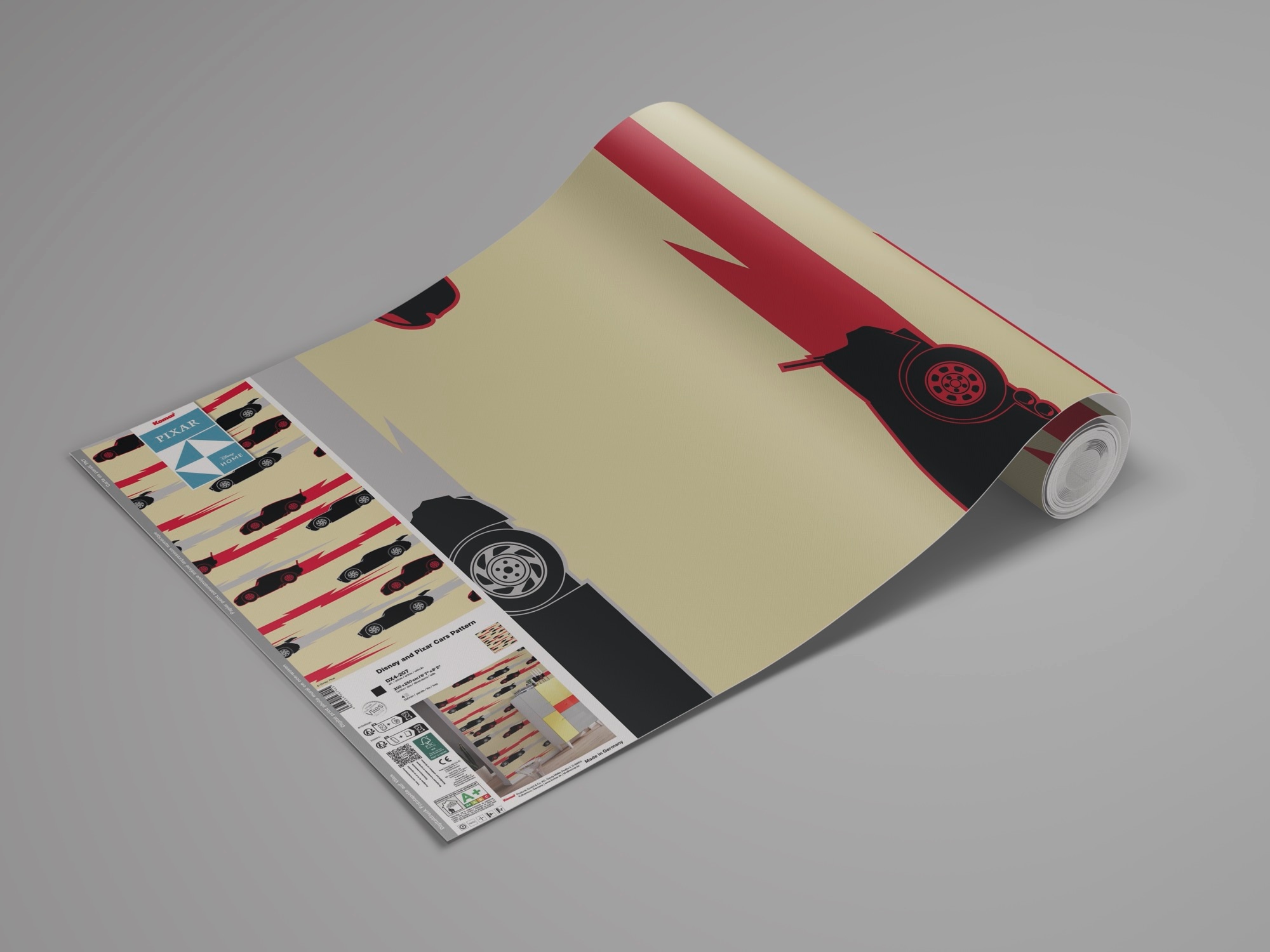 Komar Kindertapete »Disney and Pixar Cars Pattern«, bedruckt