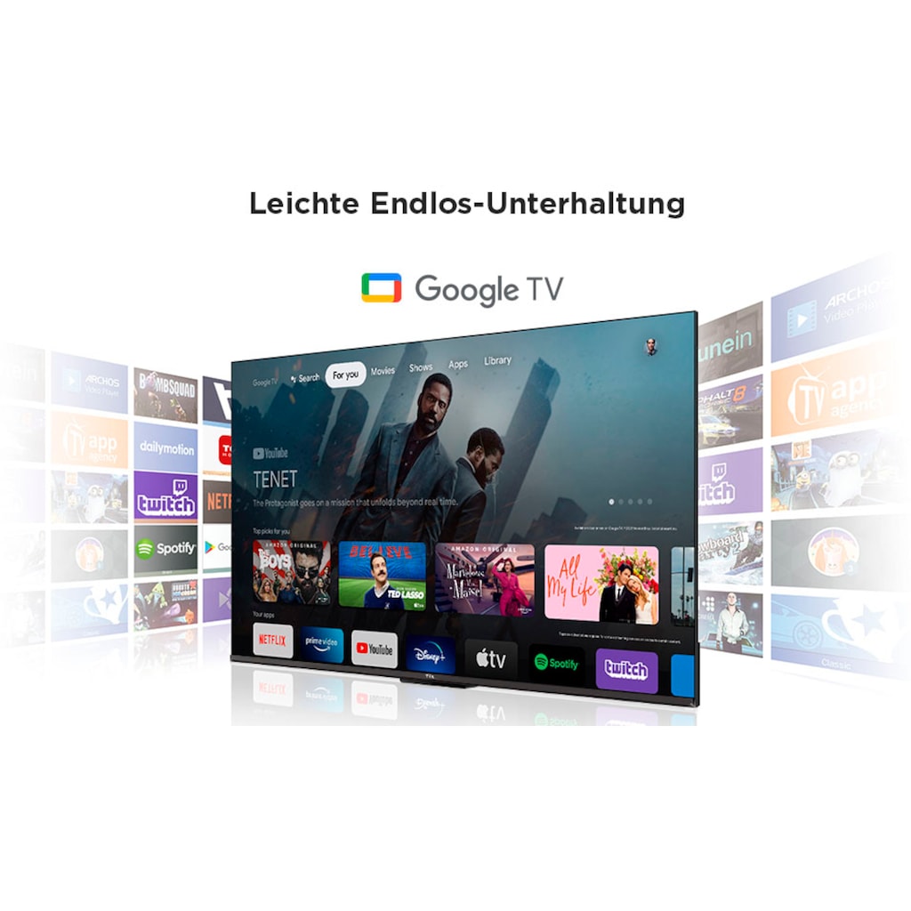TCL LED-Fernseher »43P731X1«, 108 cm/43 Zoll, 4K Ultra HD, Smart-TV-Google TV