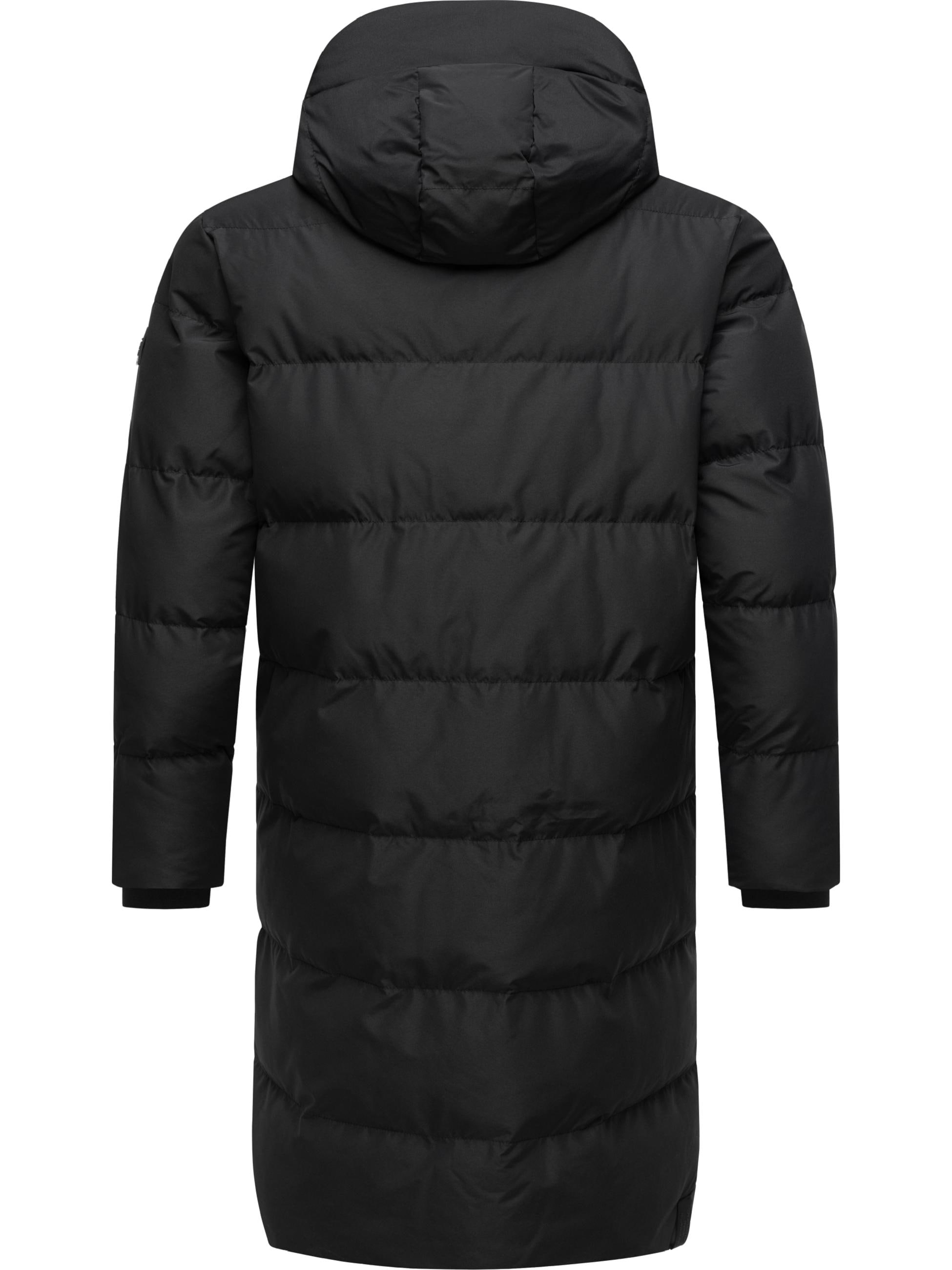 Ragwear Steppmantel »Wintermantel Nordwey«, Warmer Herren Wintermantel mit verstellbarer Kapuze