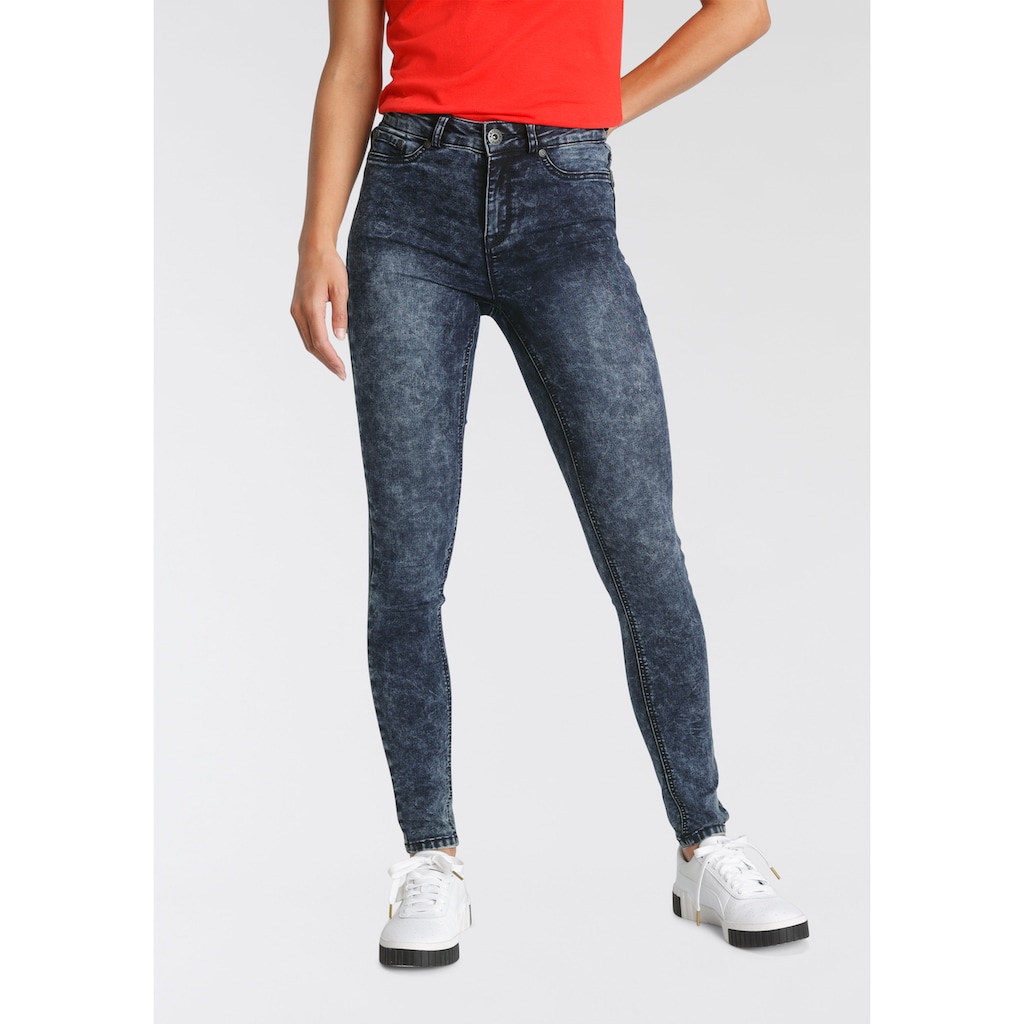 Arizona Skinny-fit-Jeans »Ultra Stretch moon washed«, Moonwashed Jeans