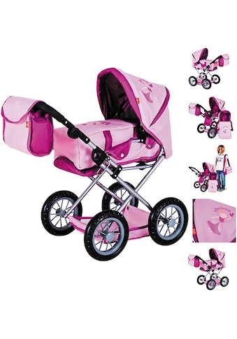 Kombi-Puppenwagen »Ruby, princess pink«