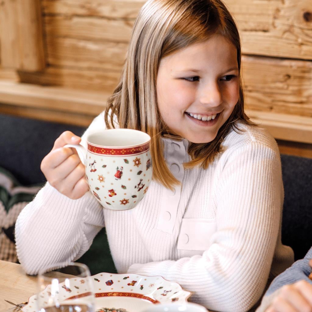 Villeroy & Boch Geschirr-Set »Frühstücks-Set Toy's Delight 6er Set grün-weiß« Handwäsche wird empfohlen