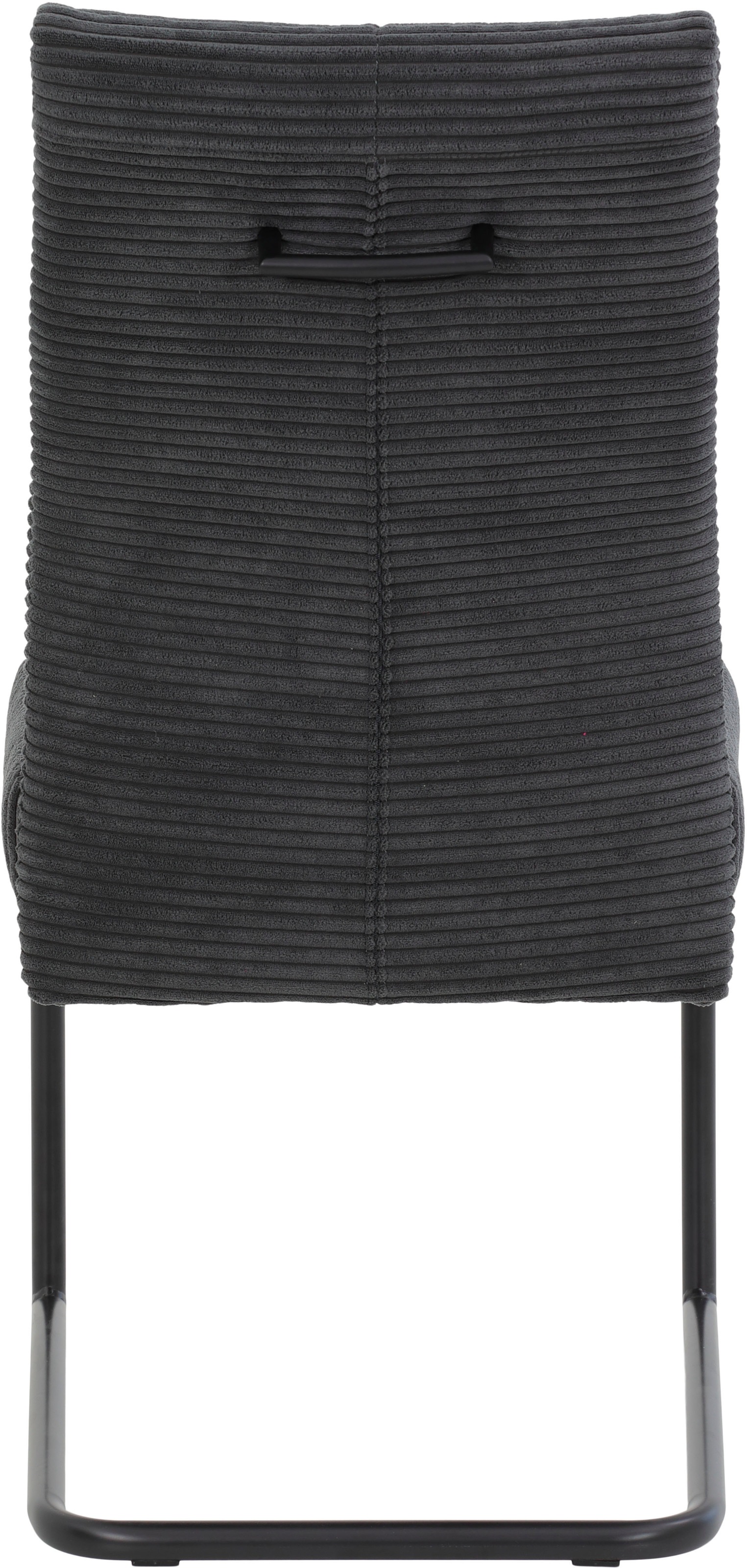 HELA Esszimmerstuhl »Dagmar«, (Set), 4 St., Breitcord, Schwingstuhl mit bequemer Federkern Polsterung, Cord Bezug