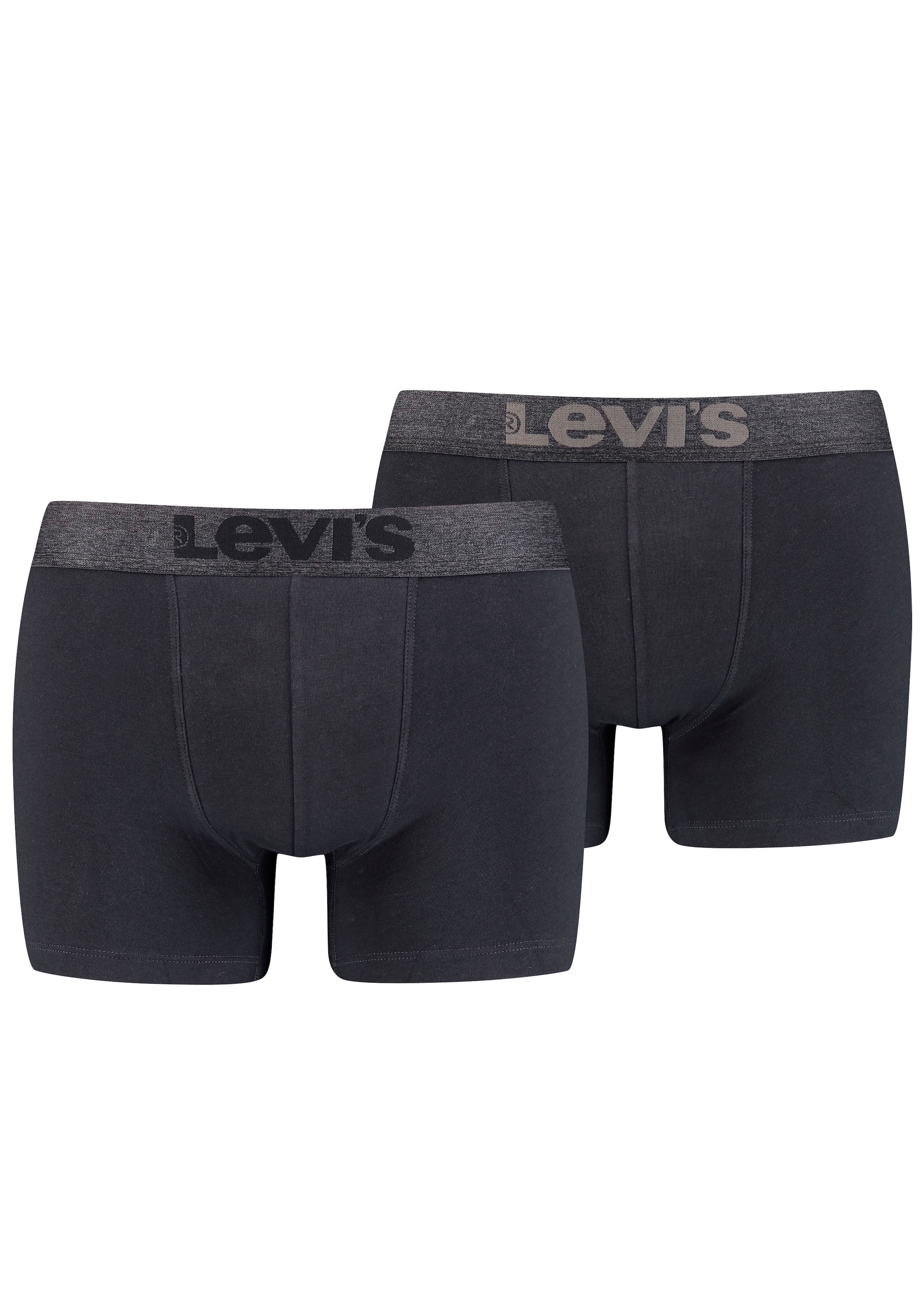 Slip »LEVIS MEN MELANGE WB BOXER BRIEF ORGANIC CO 2P«, (Packung, 2er-Pack), mit...