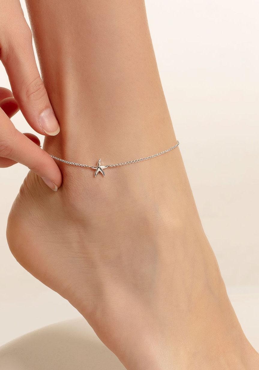THOMAS SABO Fußkette »Seestern-Optik«
