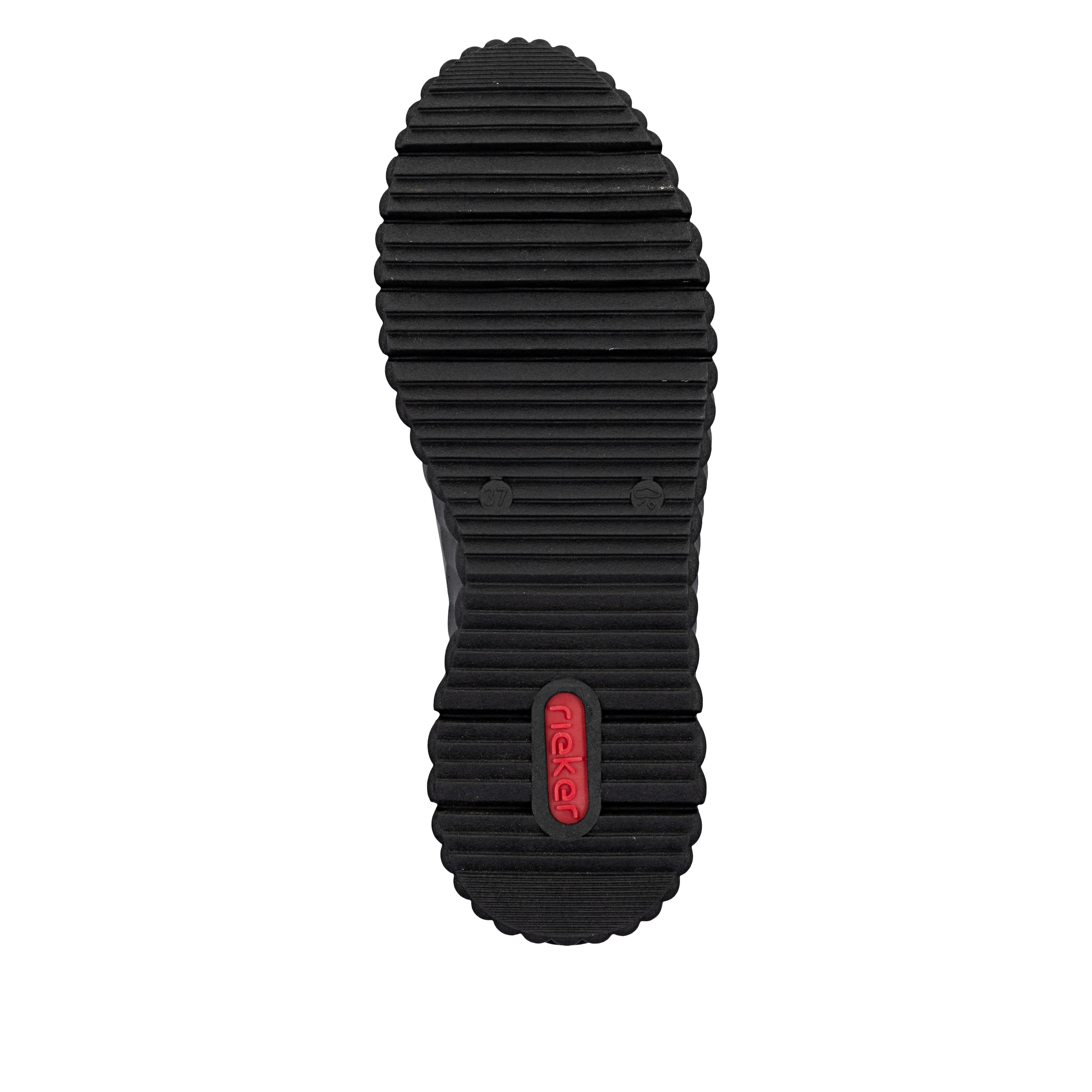 Rieker Plateausneaker  Freizeitschuh, Halbschuh, Schnürschuh mit Plateausohle