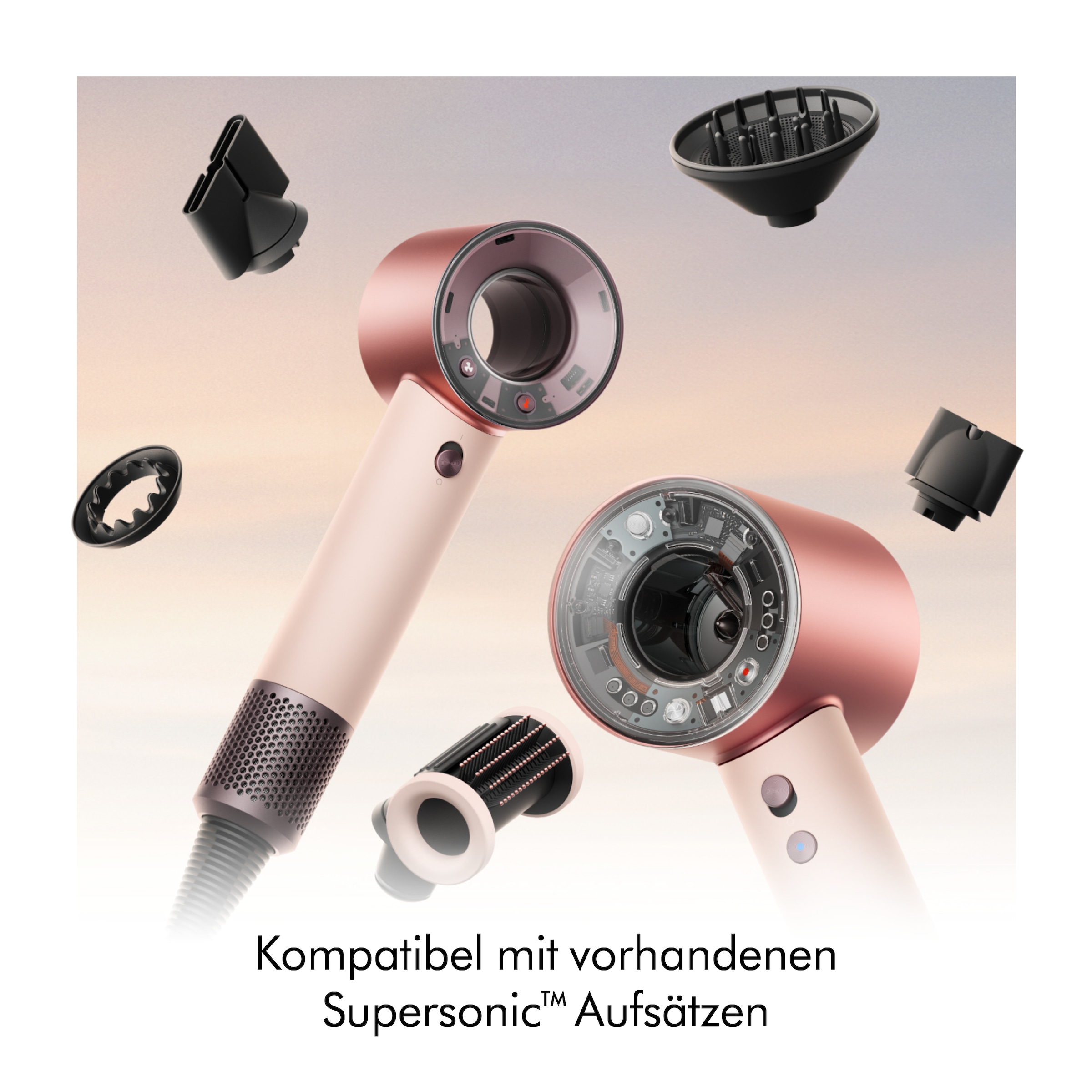 DYSON Haartrockner »Supersonic™ Travel Haartrockner« 1.200 W 1 Aufsätze perfekt für unterwegs, intelligente Temperaturregulierung