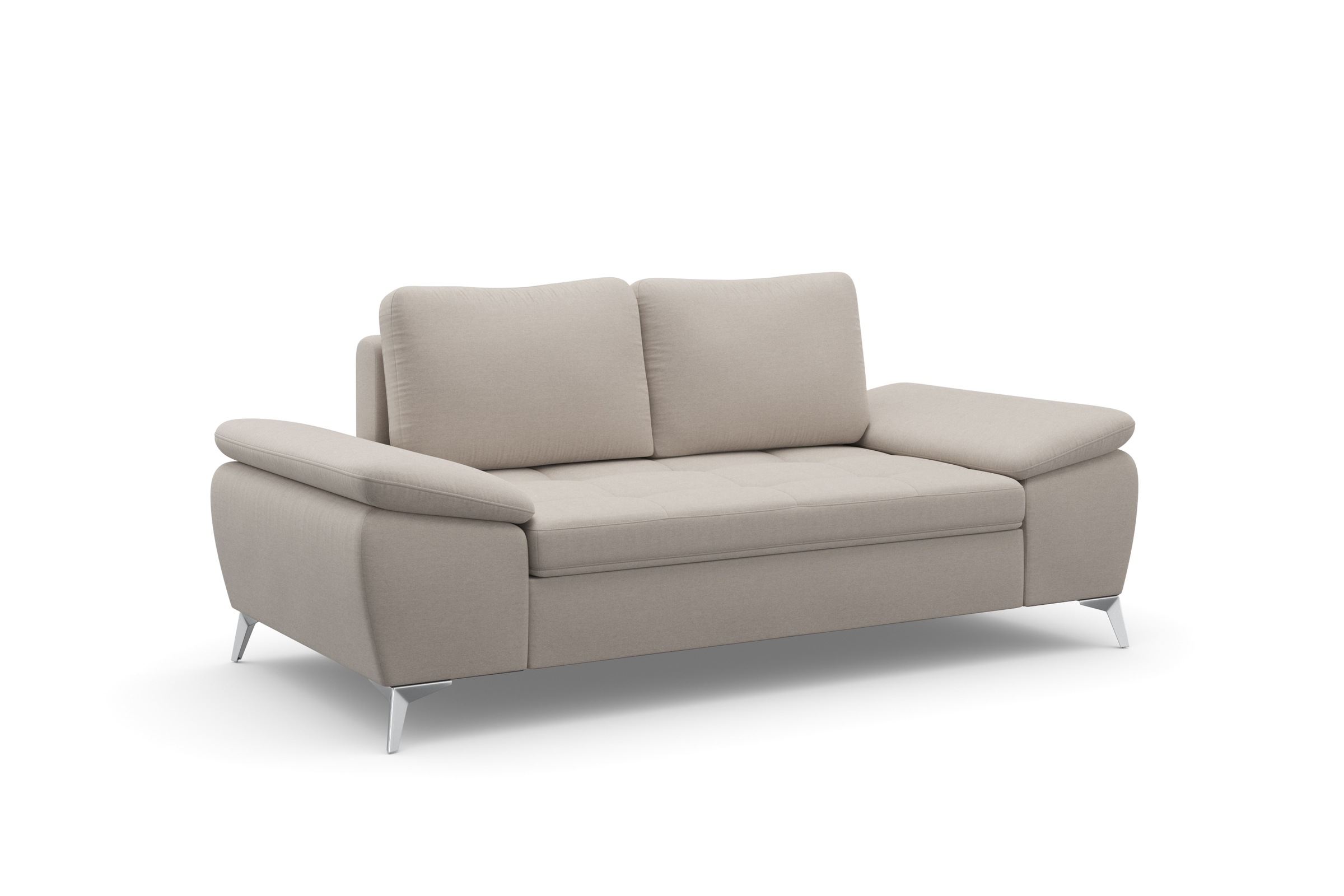 sit&more 2-Sitzer »Latigo«, mit hochwertigen Metallfüßen