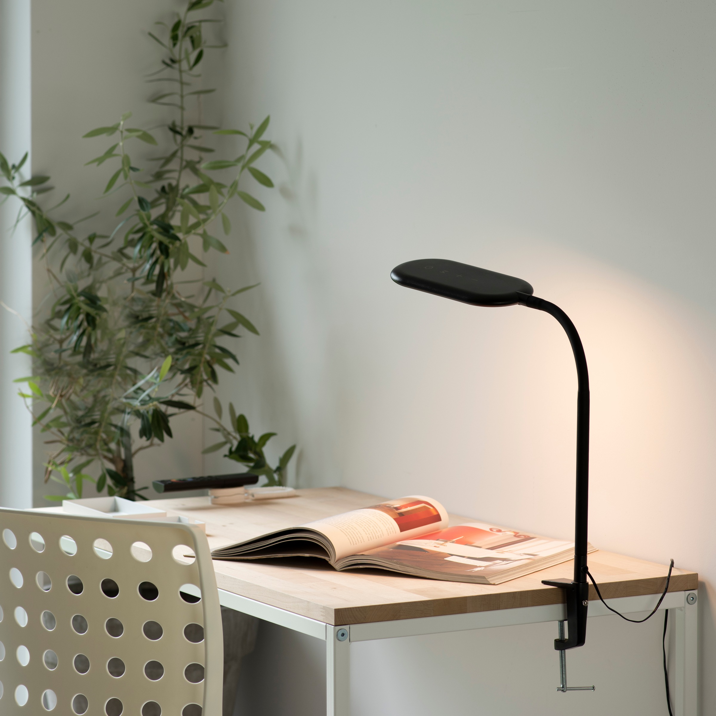 JUST LIGHT Klemmleuchte »KELLY«, 1 flammig, Leuchtmittel LED-Board | LED fest integriert, LED, CCT - tunable white, dimmbar über Touchdimmer