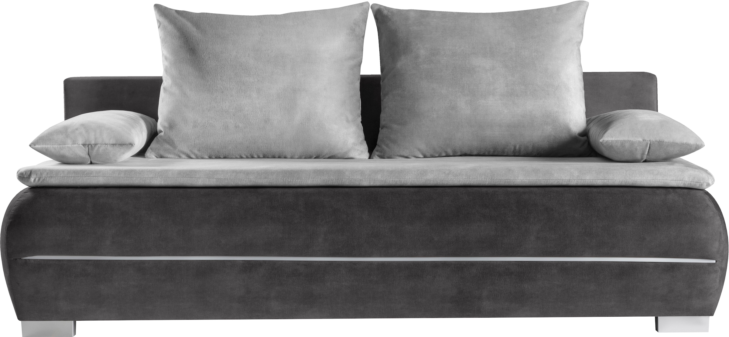 WERK2 Schlafsofa »Tekla LED«, 2-Sitzer Schlafcouch mit Bettkasten & stylischer RGB-LED-Beleuchtung
