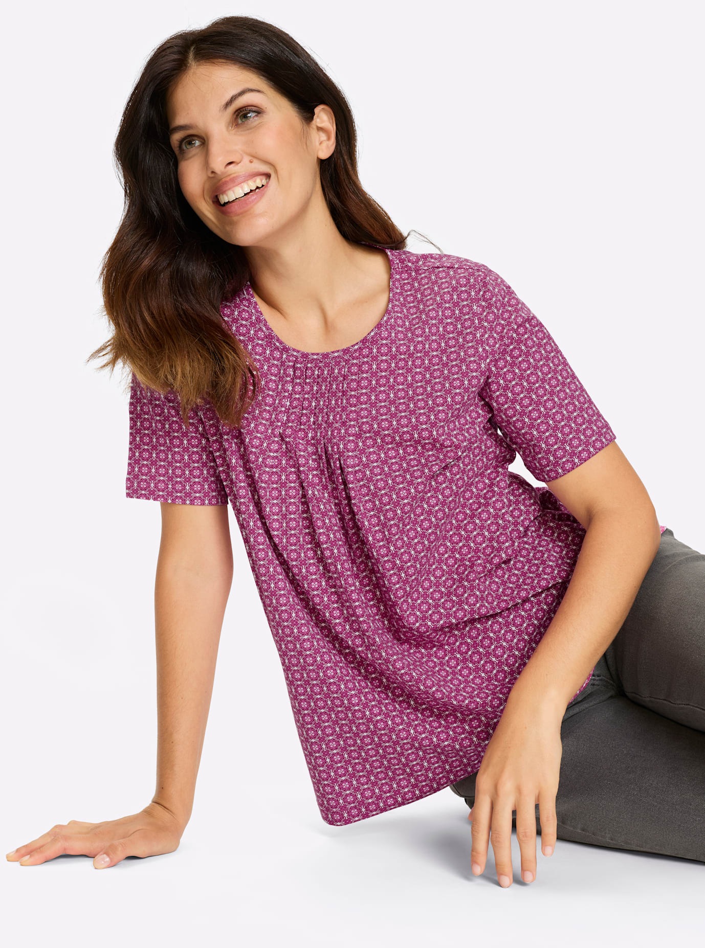 Classic Basics Print-Shirt »Kurzarm-Shirt«, 1 tlg.
