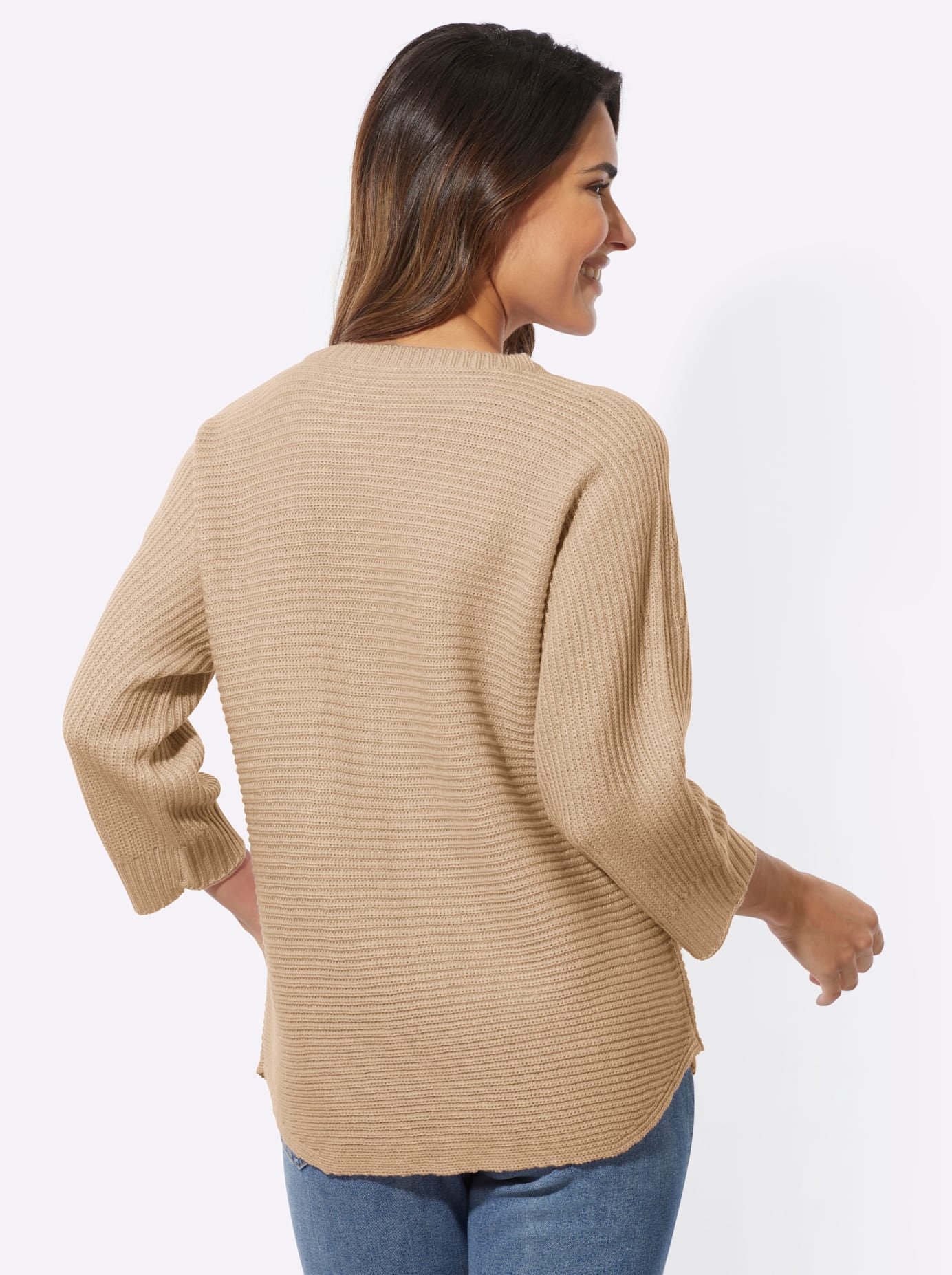 Classic Basics 3/4 Arm-Pullover »Rundhals-Pullover«