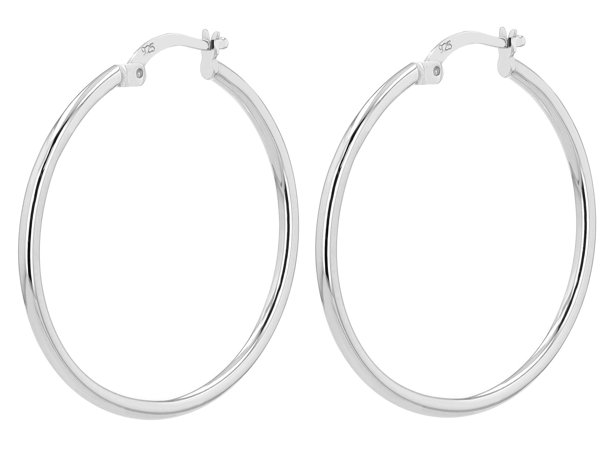 Adelia´s Paar Creolen »Damen Ohrringe ¿ Creole aus 925 Silber«