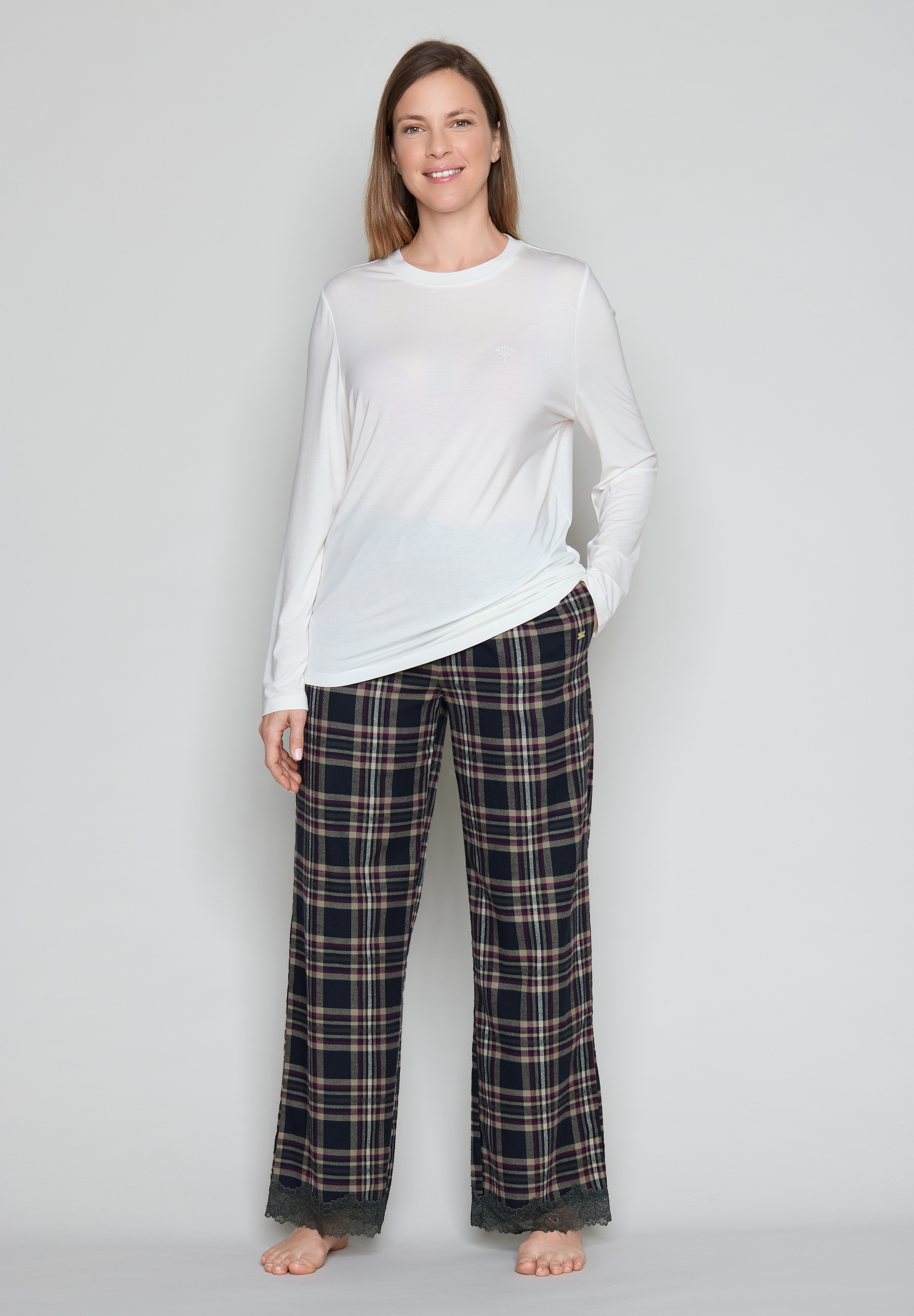 JOOP! Pyjamahose »Alpine Mix & Match (woven cotton)«  mit alpinem Mix-&-Match-Charakter, aus Flanell