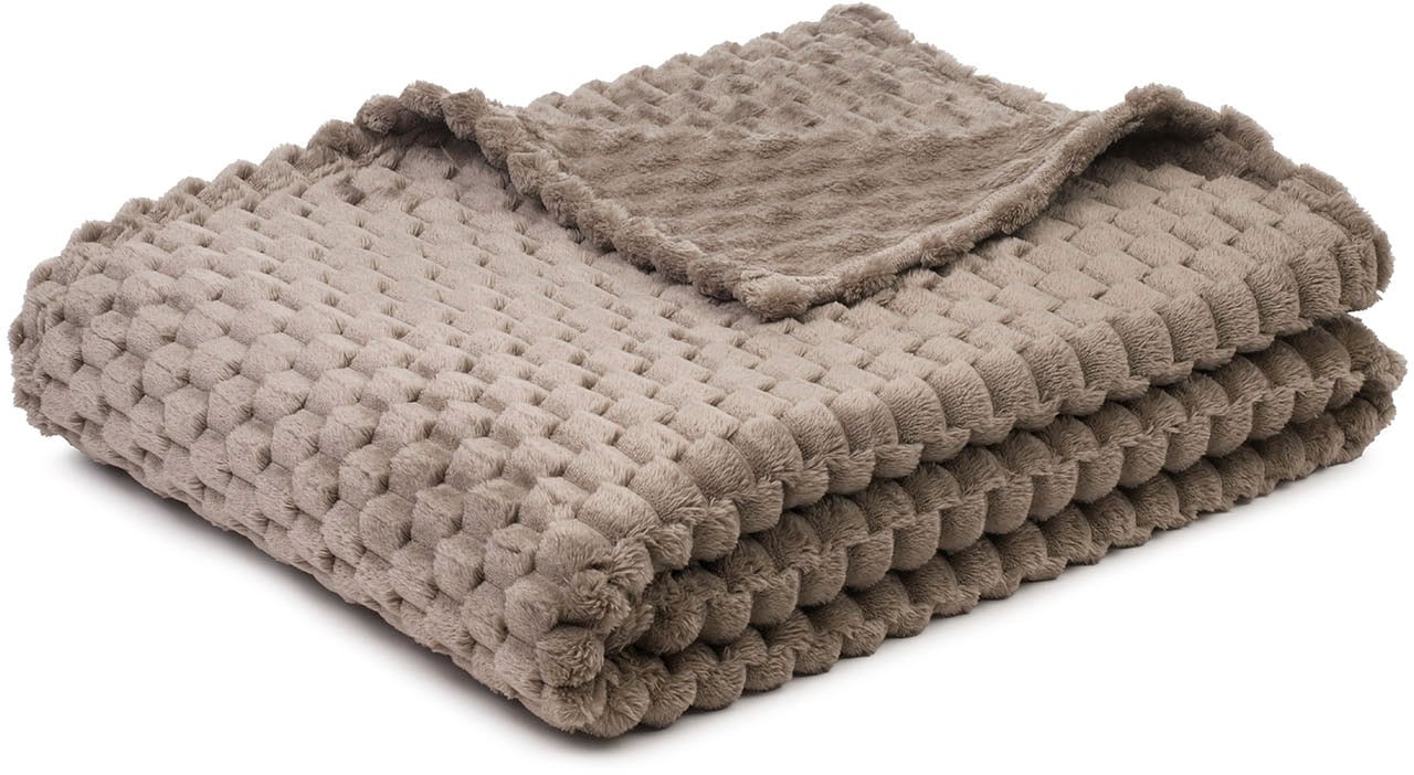 Gözze Wohndecke »Decke 3D - Bubbles« Jacquard gewebte Decke in 3D Optik