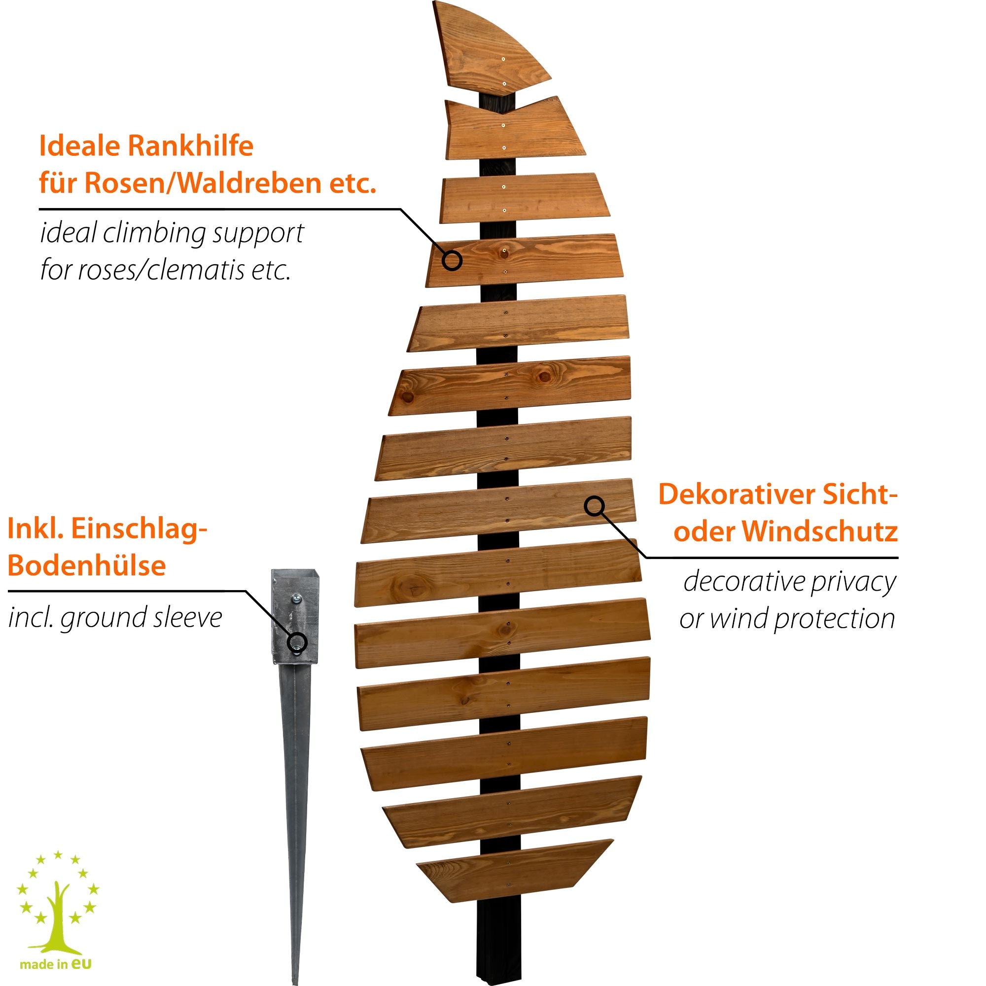 dobar Rankhilfe »Design Rankgitter "Komplexus"« 58,5 x 6 x 175 cm (L x B x H)