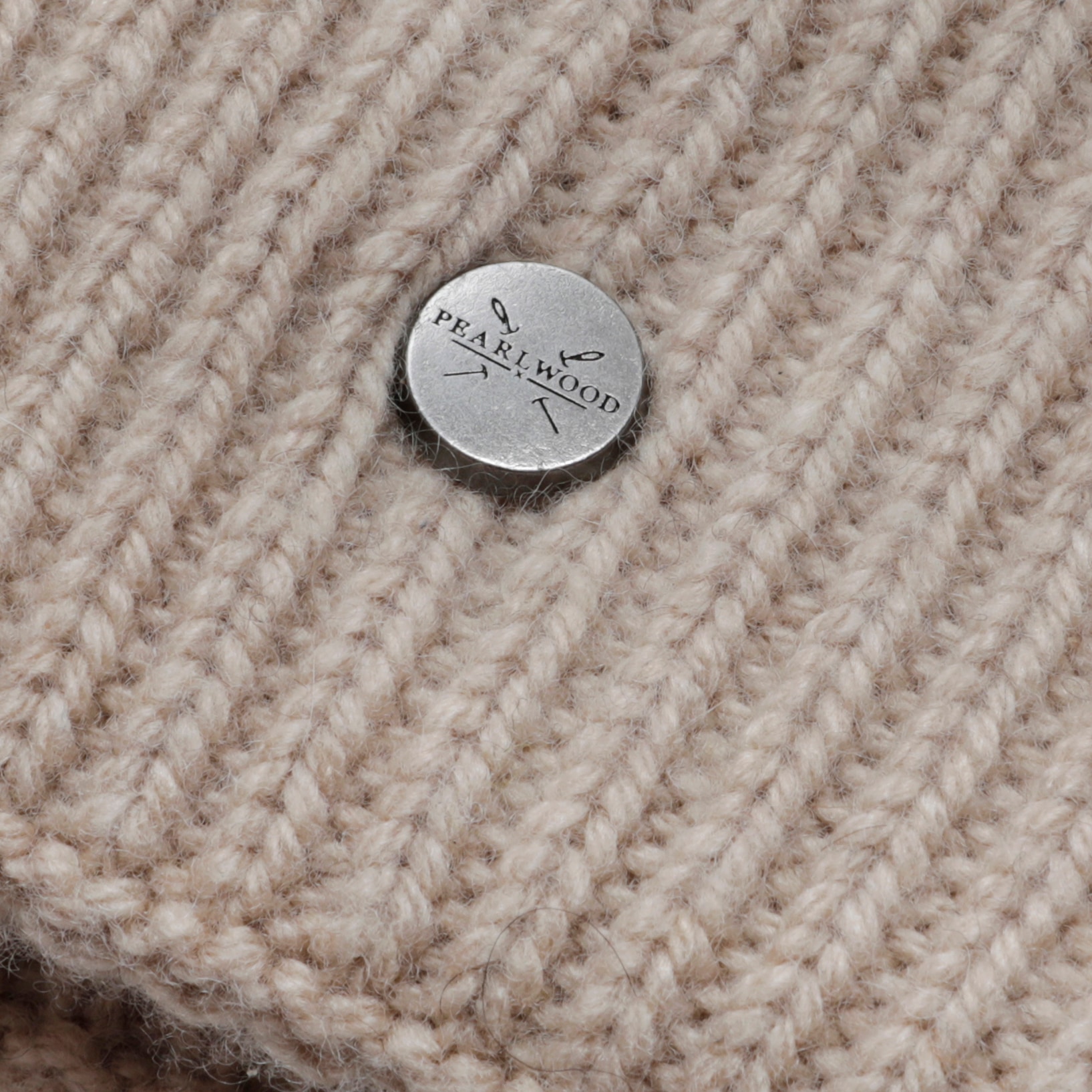 PEARLWOOD Strickmütze »IVA«, Feinripp, breiter Umschlag, Temperaturregulierend, Wollanteil
