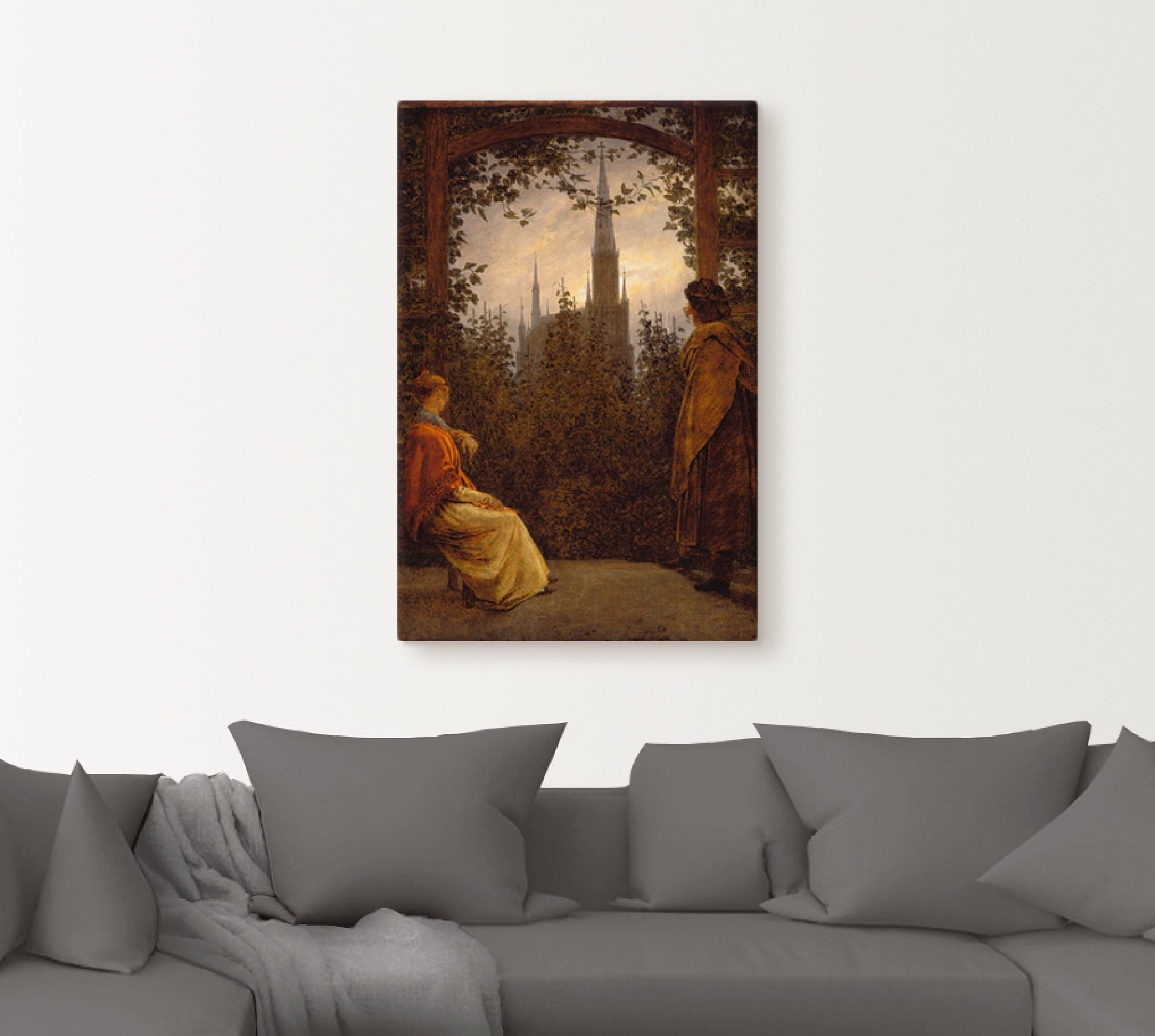 Artland Wandbild »Gartenlaube. 1818.«, Garten, (1 St.), als Alubild, Leinwandbild, Wandaufkleber oder Poster in versch. Größen