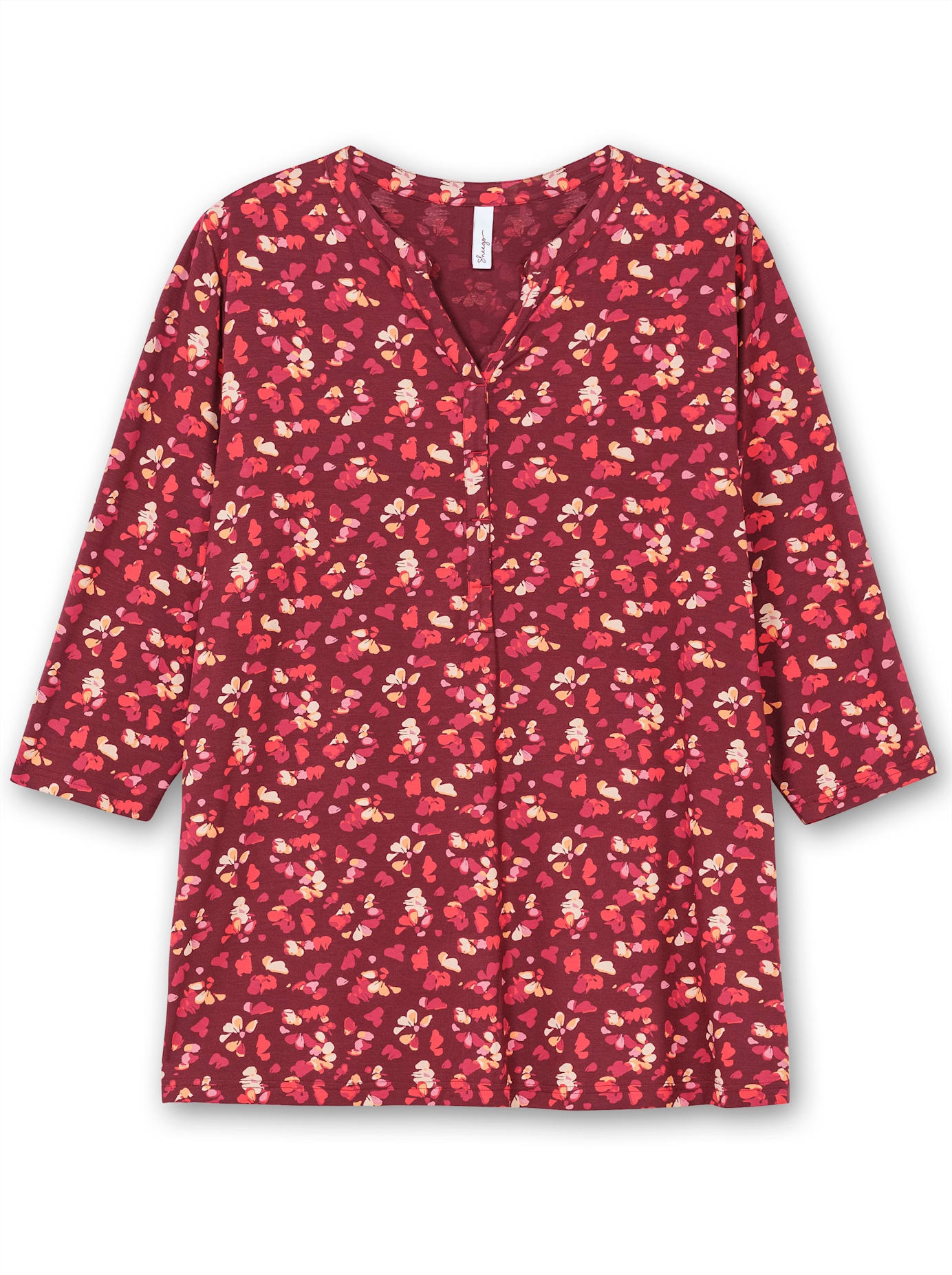 Sheego Rundhalsshirt »Rundhalsshirt«, (1 tlg.)