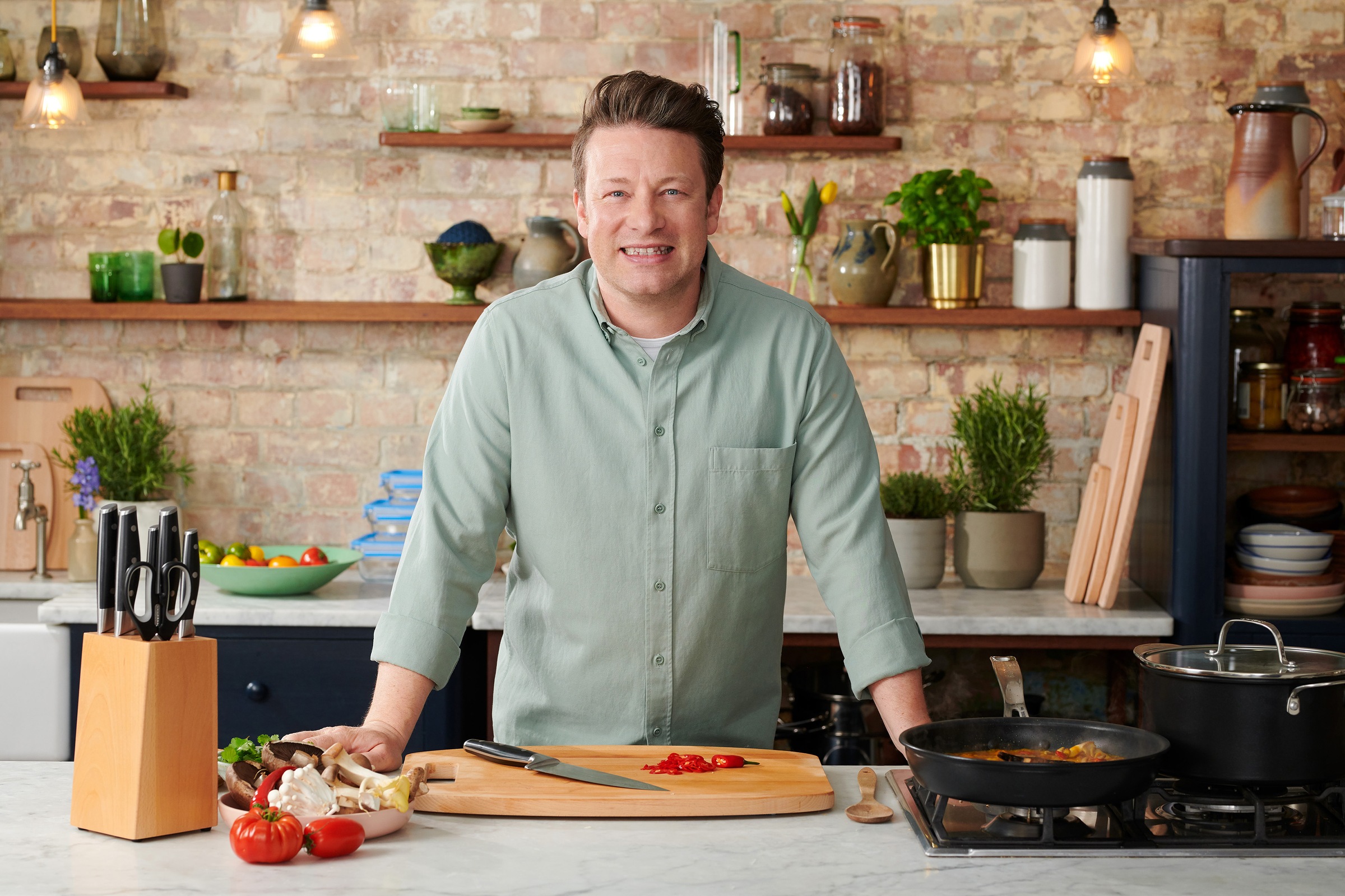 Tefal Schälmesser »Jamie Oliver K26716«, (1 tlg.), hohe Leistung, unverwechselbares Design, widerstandsfähig/langlebig
