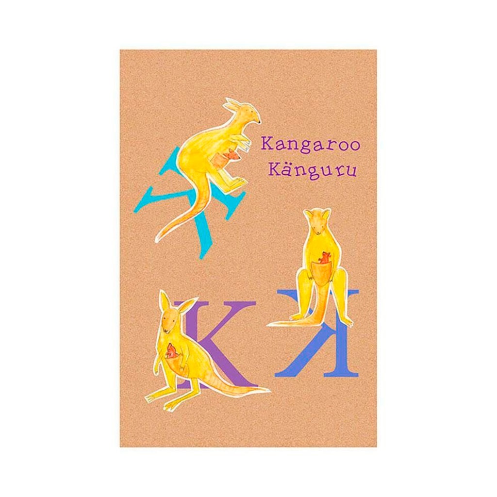 Komar Poster »ABC Animal K«, Buchstaben, (1 St.)