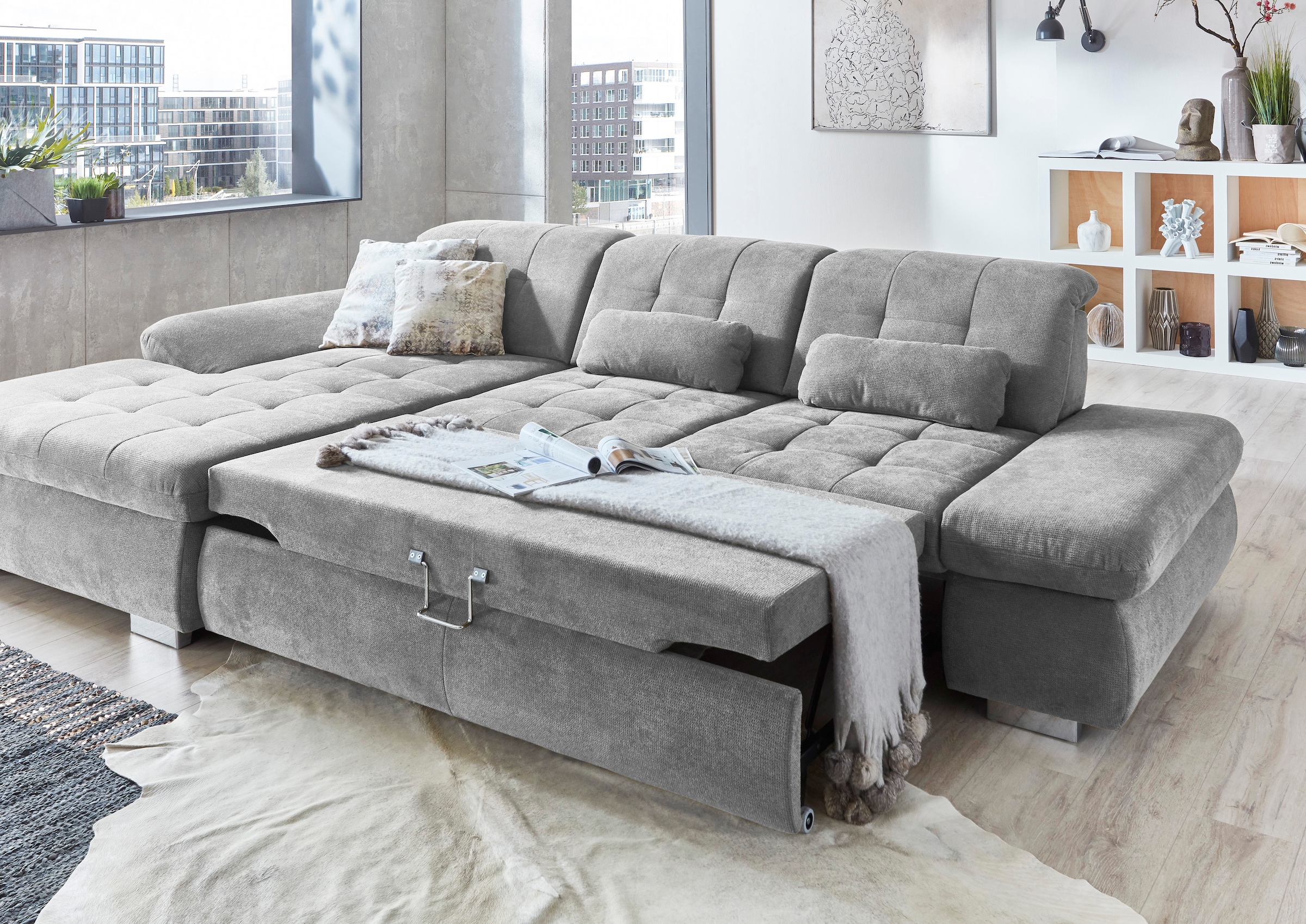 Die PlanBar Ecksofa »MP-IN17004 L-Form«, wahlweise mit Funktion, Federkern