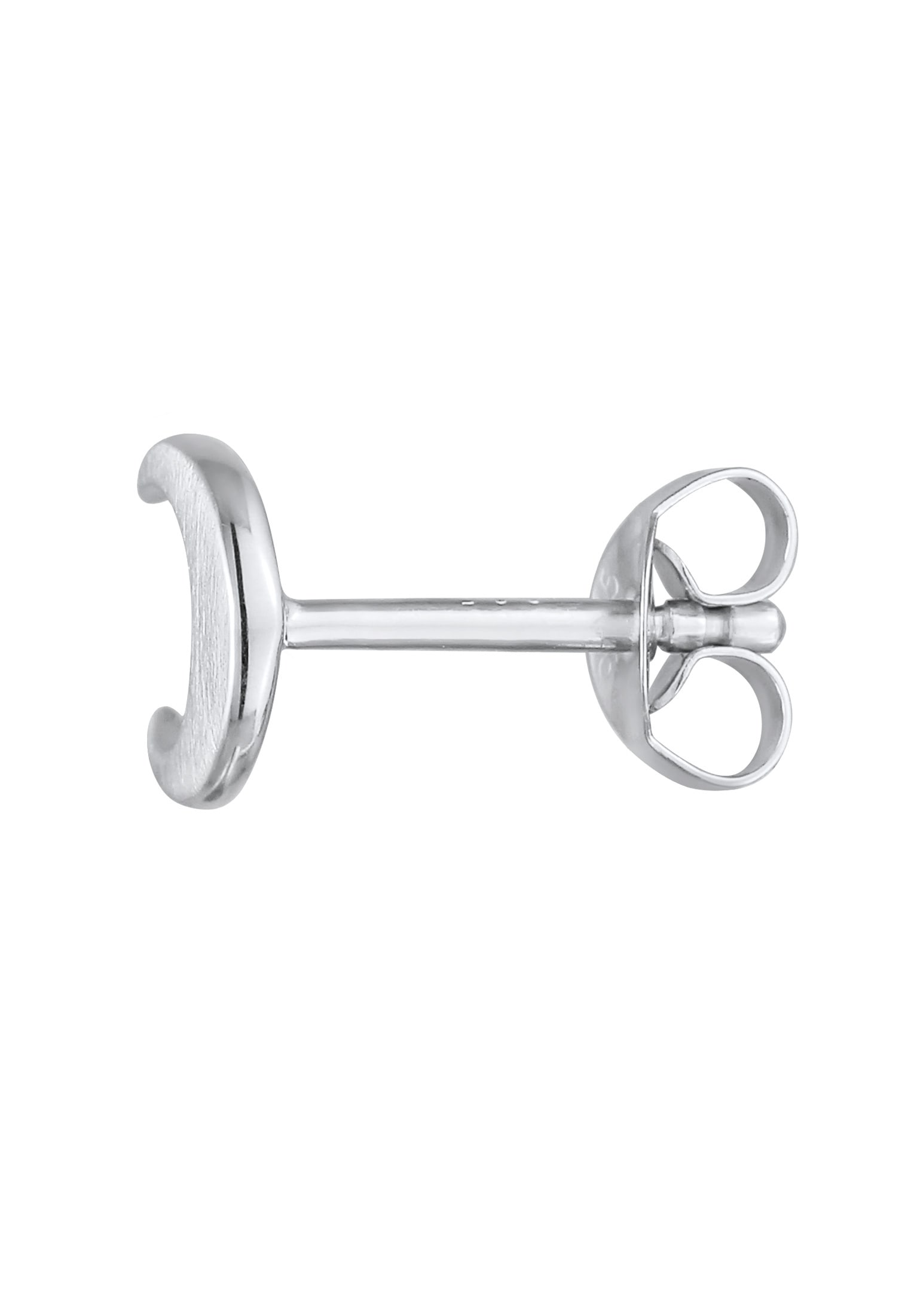 Elli Piercing-Set »Ohrringe Single Ohrstecker Halbmond Mond 925 Silber«