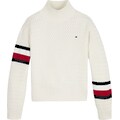 Tommy Hilfiger Strickpullover »CHUNKY CABLE MOCK NECK«