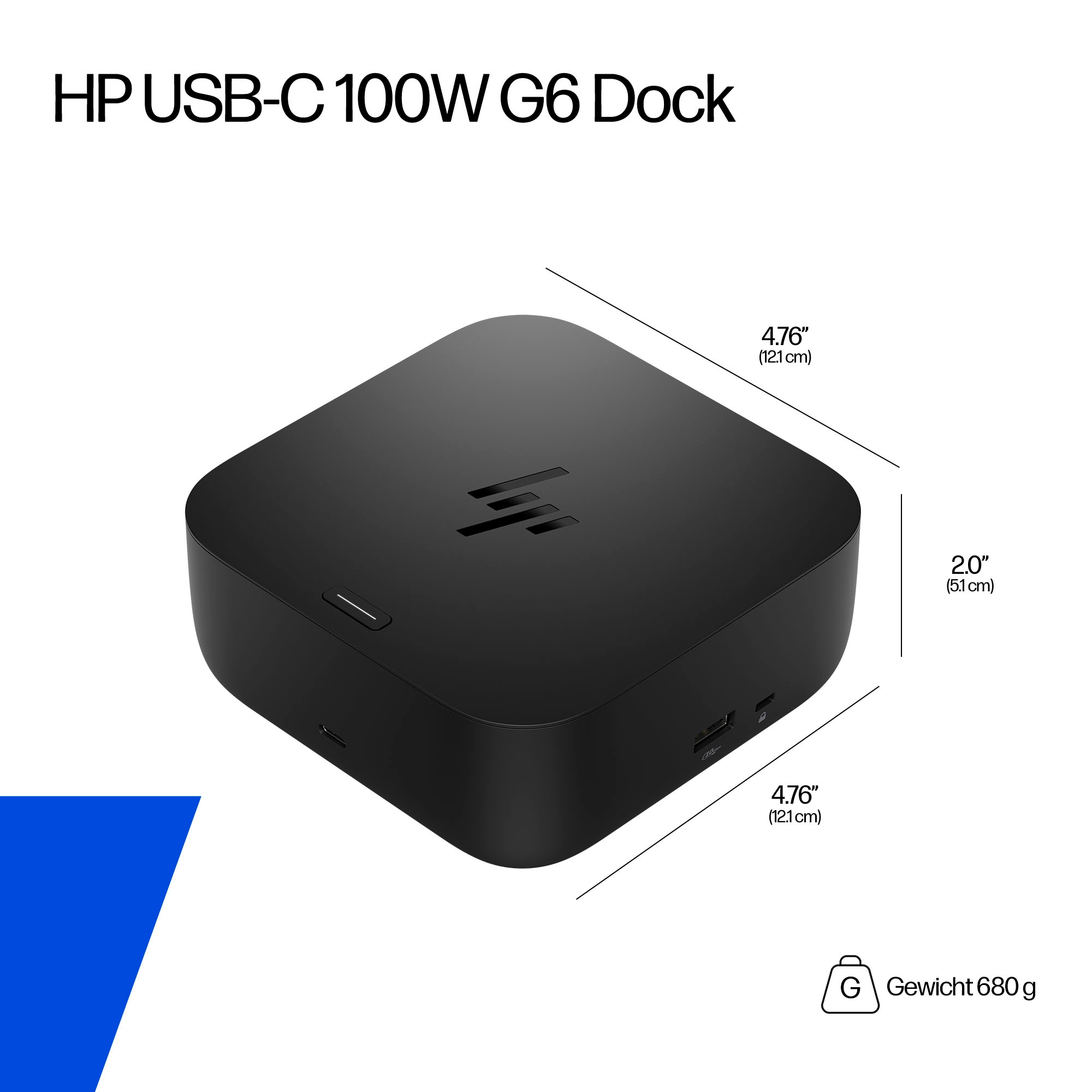 HP Laptop-Dockingstation »USB-C 100 W G6 Dockingstation«