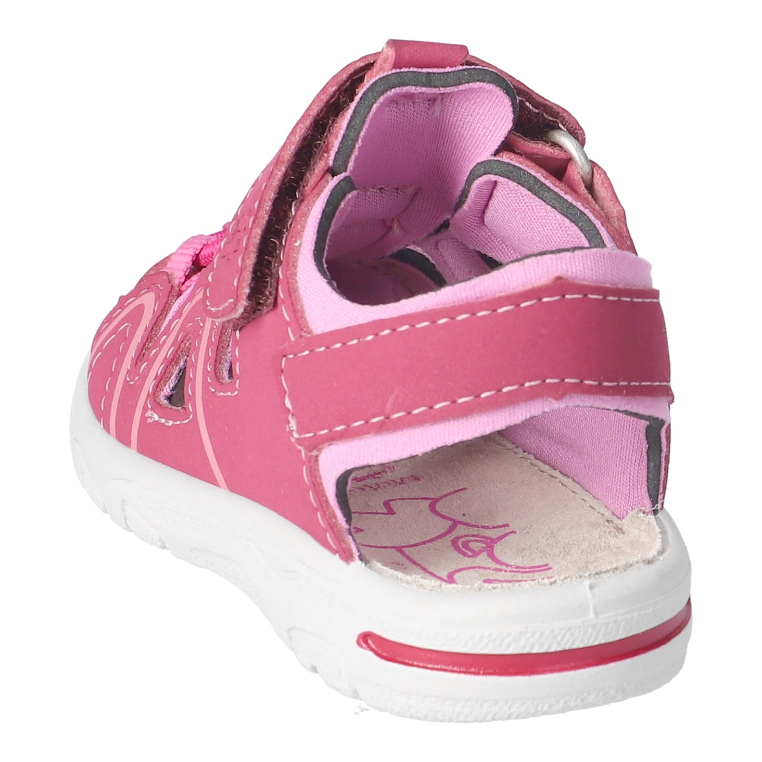 PEPINO by RICOSTA Sandale »Gary WMS: mittel«  Badeschuh mit Klett, Größenschablone zum Download