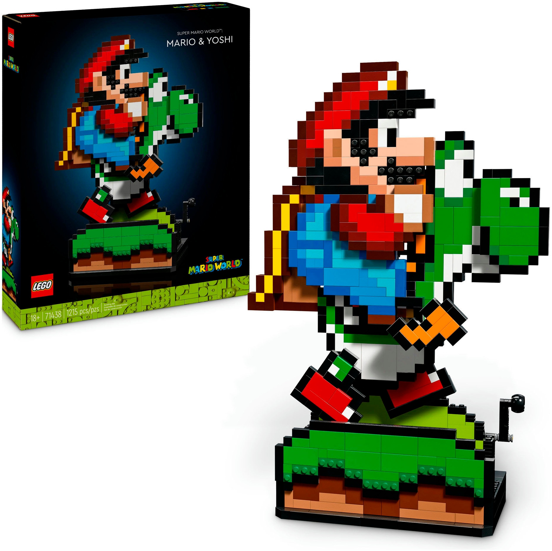 Konstruktionsspielsteine »Super Mario World™: Mario & Yoshi (71438), LEGO Super...