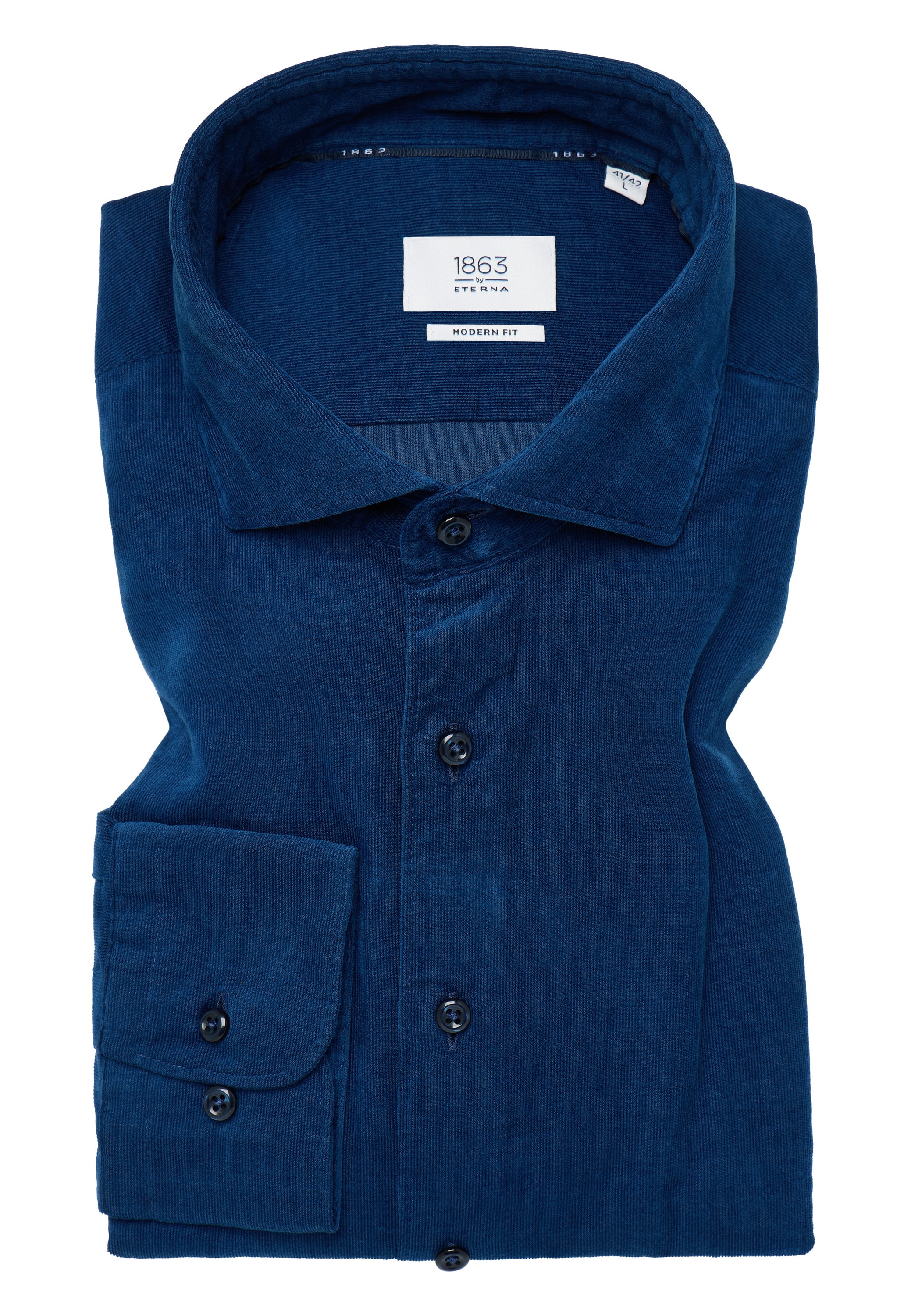 Eterna Langarmhemd »MODERN FIT« EASY IRON (bügelleicht)