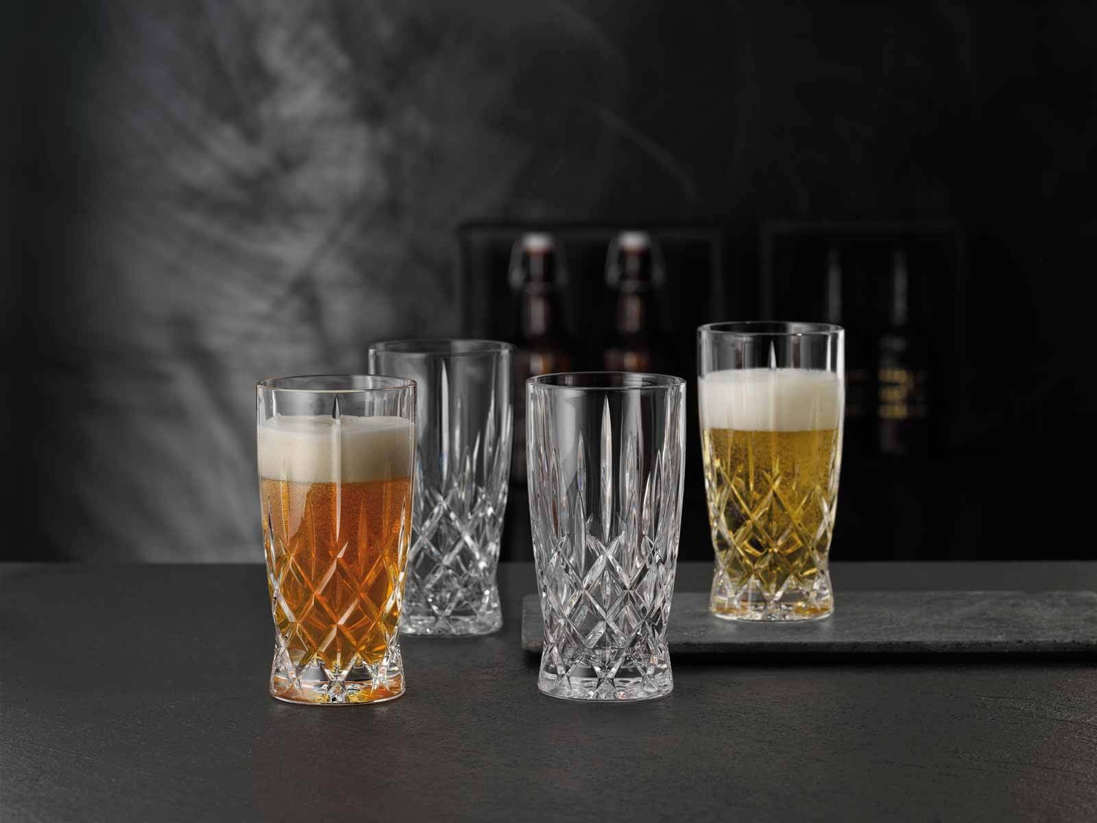 Nachtmann Glas »Biergläser Noblesse 350 ml 4er Set transparent«