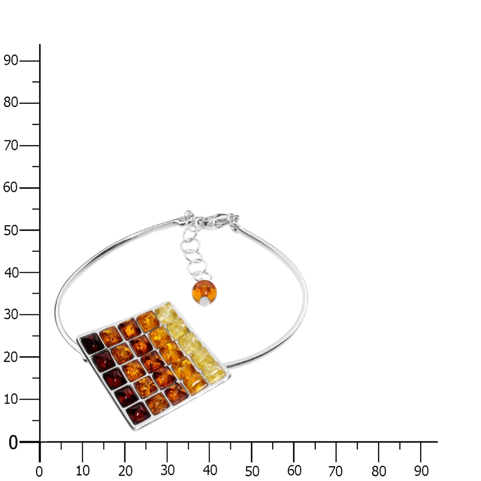 OSTSEE-SCHMUCK Armreif »- Jeanette - Silber 925/000 - Bernstein«
